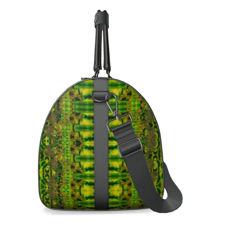 Leather Duffel Bag (WindSong Flower) RJSTH@Fabric #3 RJSTHS2021 RJS
