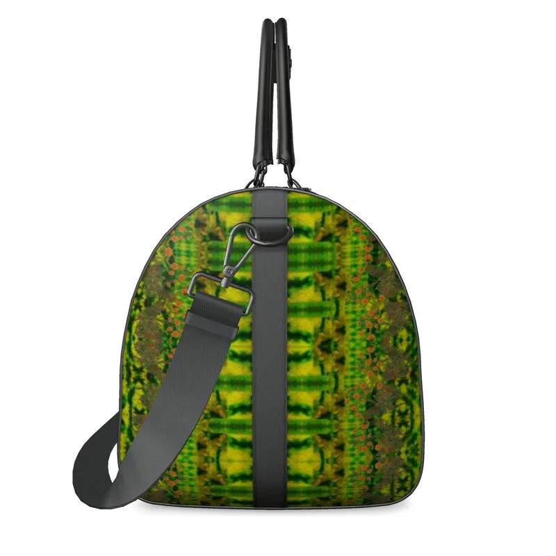 Leather Duffel Bag (WindSong Flower) RJSTH@Fabric #3 RJSTHS2021 RJS