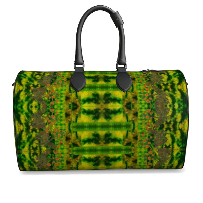 Leather Duffel Bag (WindSong Flower) RJSTH@Fabric #3 RJSTHS2021 RJS