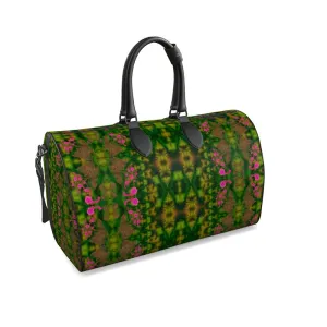 Leather Duffel Bag (WindSong Flower) RJSTH@Fabric #7 RJSTHS2021 RJS