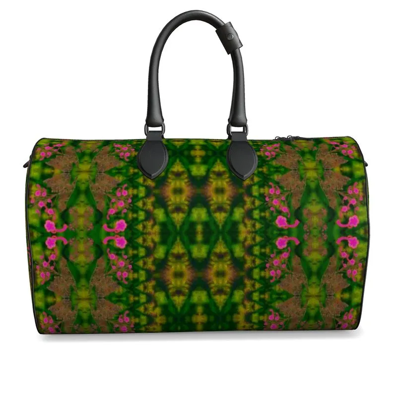 Leather Duffel Bag (WindSong Flower) RJSTH@Fabric #7 RJSTHS2021 RJS
