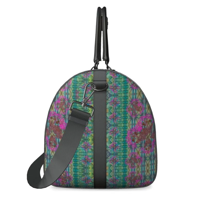 Leather Duffel Bag (WindSong Flower) RJSTH@Fabric #9 RJSTHS2021 RJS