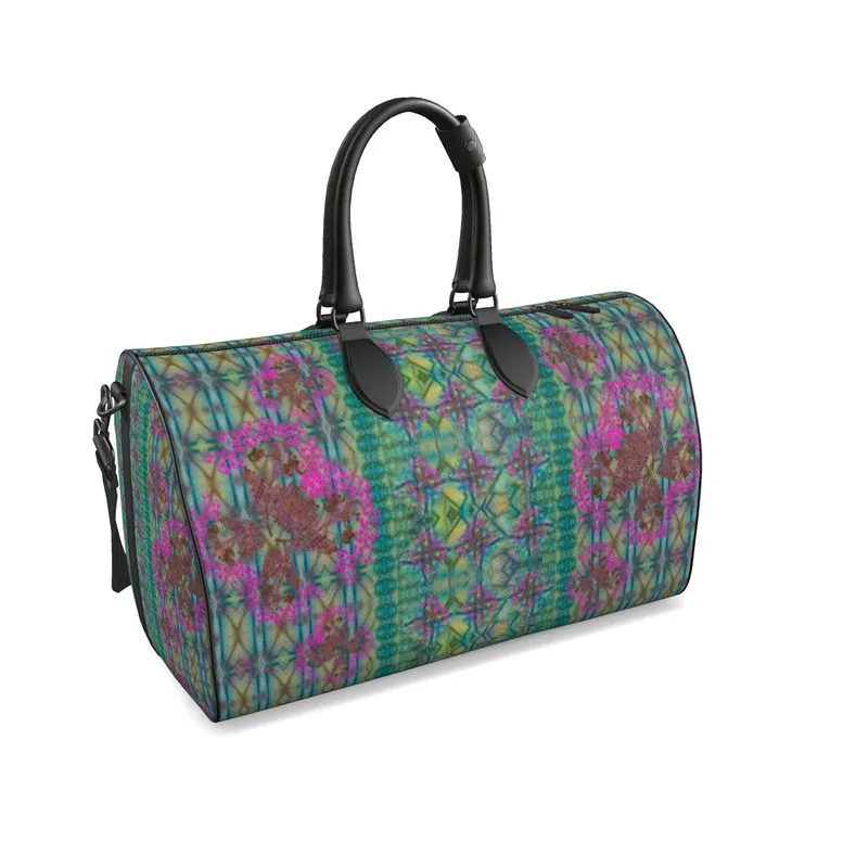 Leather Duffel Bag (WindSong Flower) RJSTH@Fabric #9 RJSTHS2021 RJS
