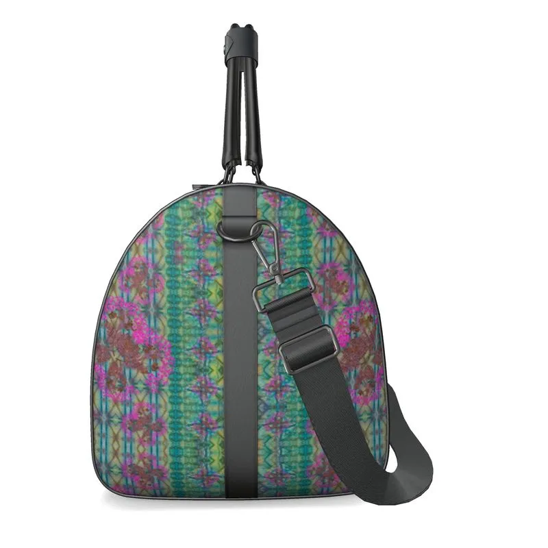 Leather Duffel Bag (WindSong Flower) RJSTH@Fabric #9 RJSTHS2021 RJS