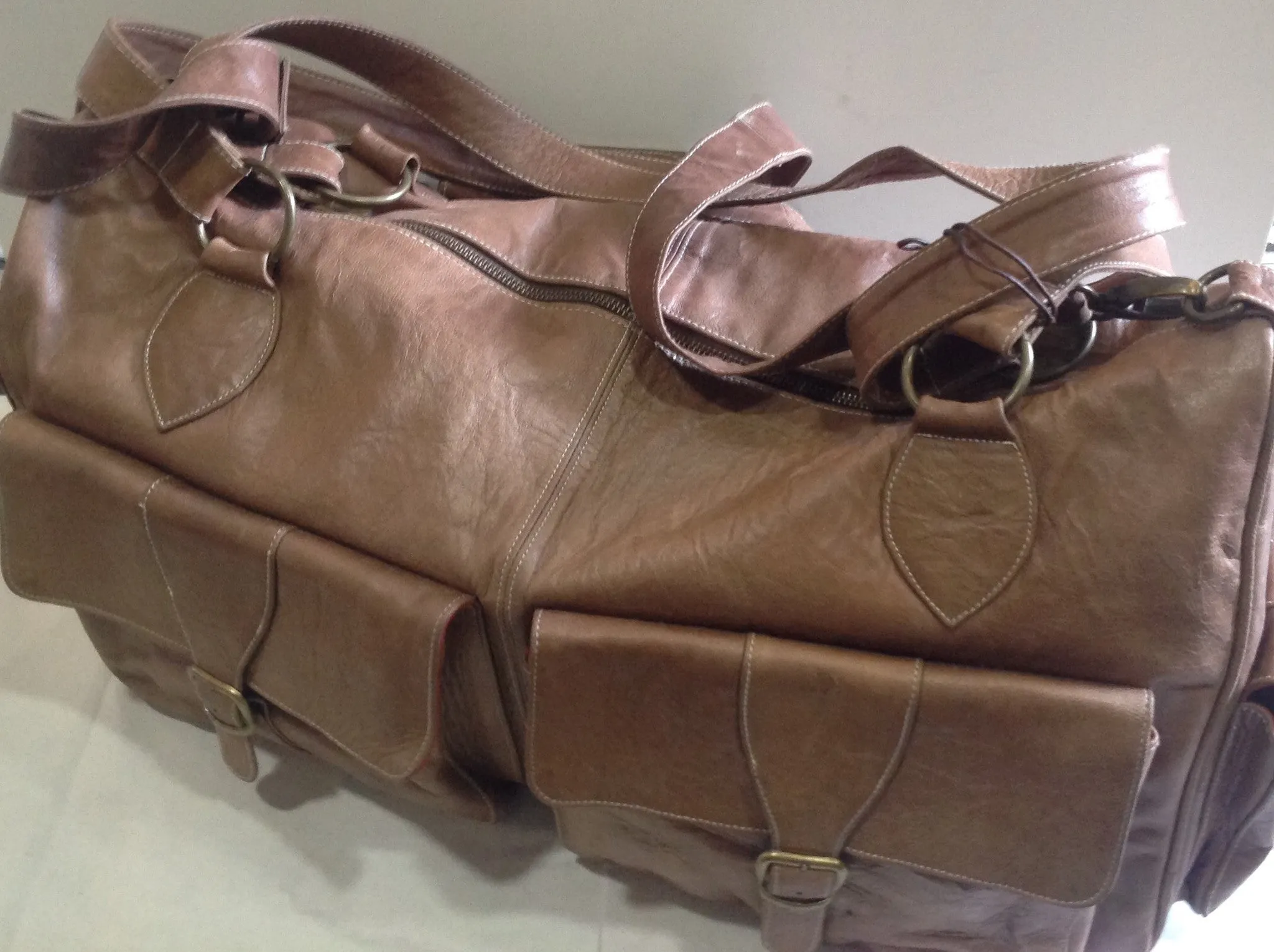 Leather Duffel