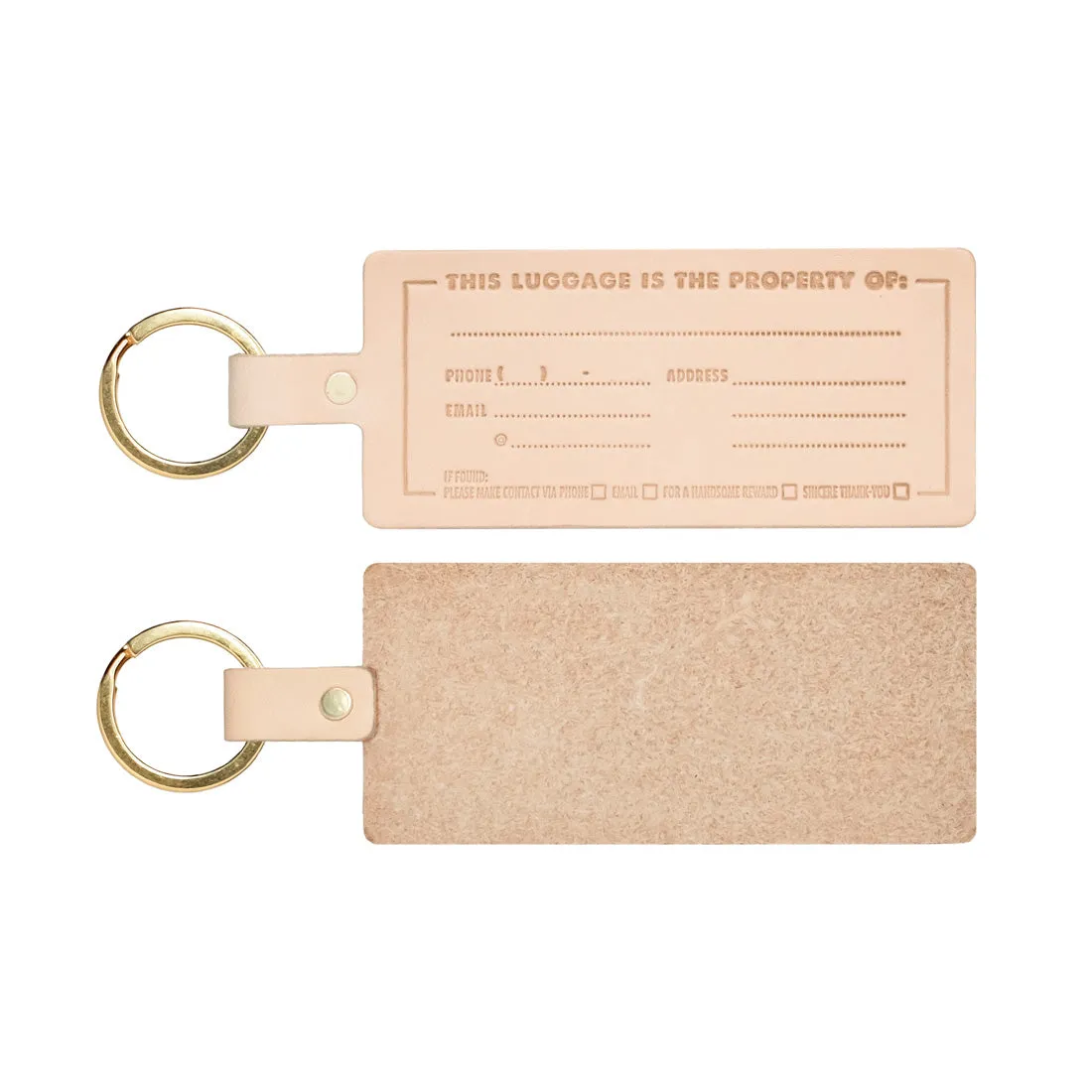 Leather Luggage Tag