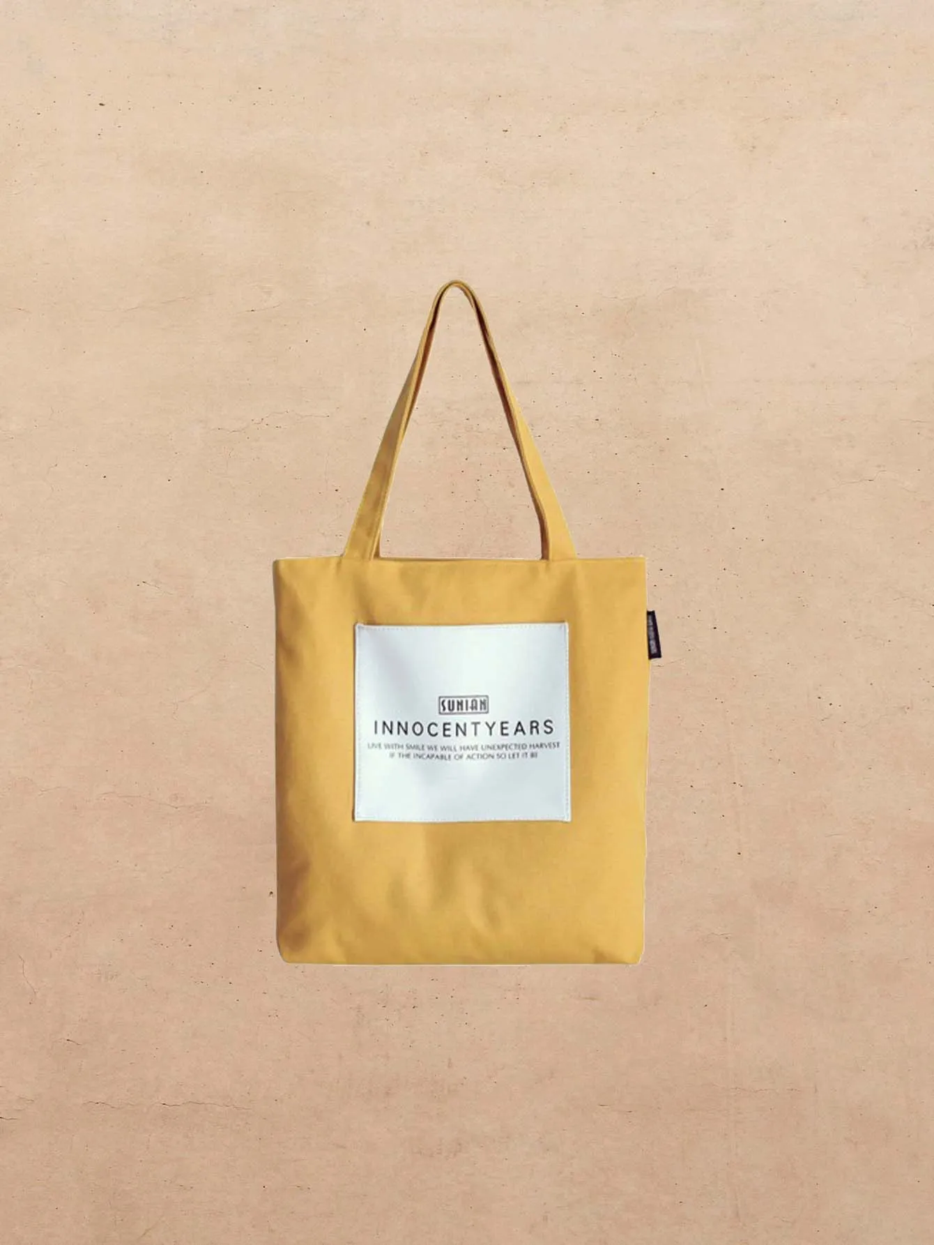 Letter Pattern Canvas Tote Bag - FD ⚡