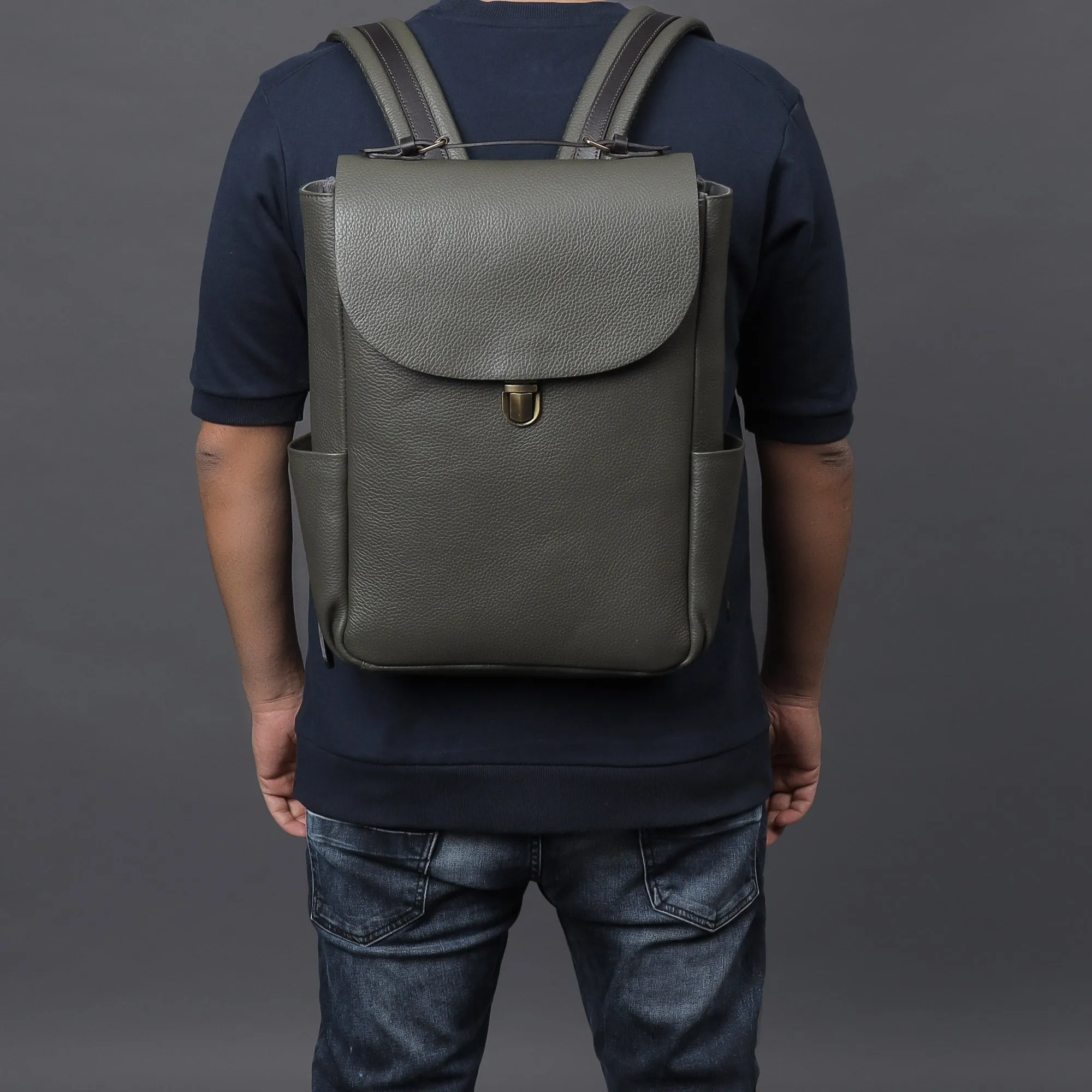 London Leather Backpack