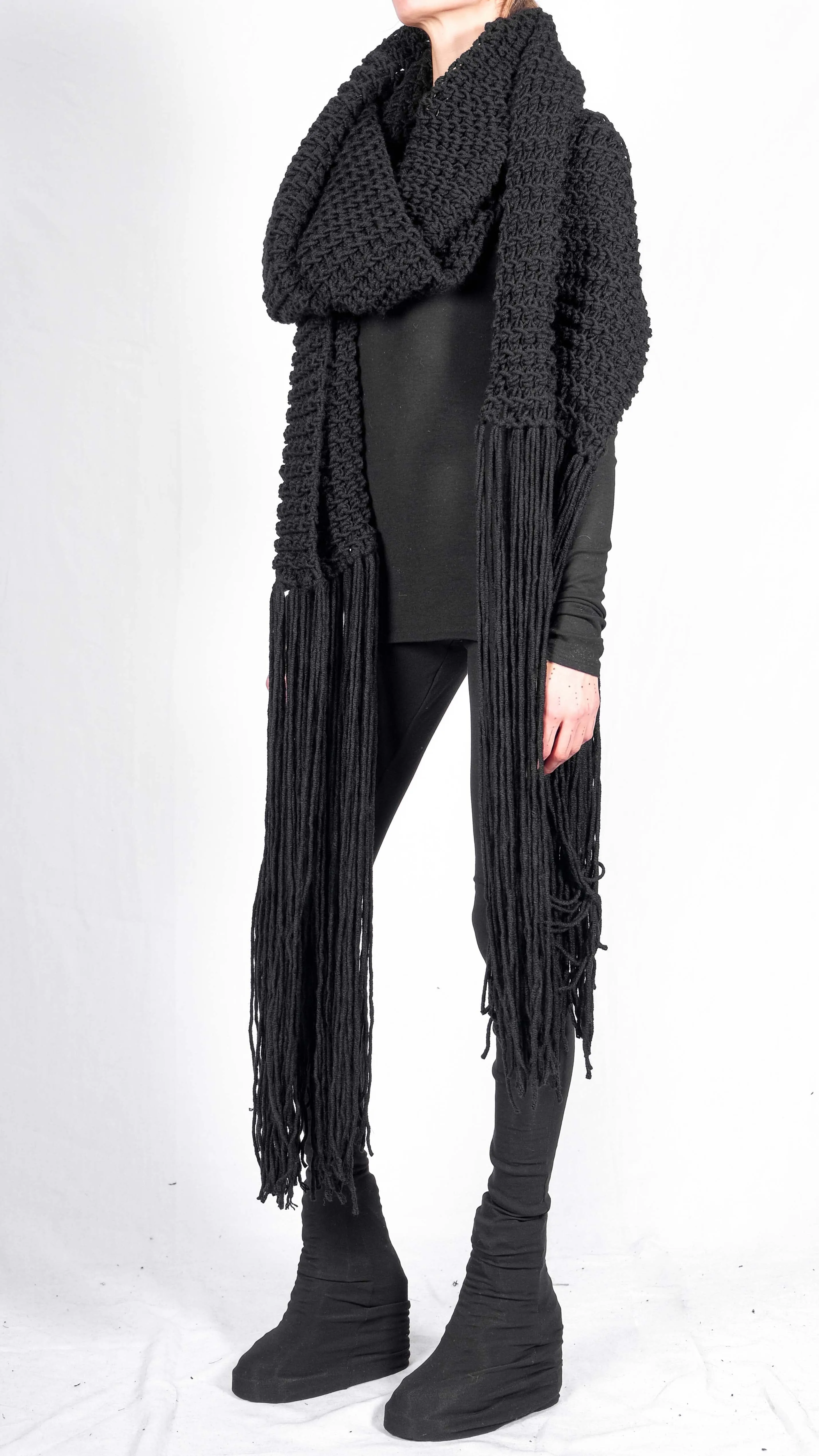 Long Knitted Scarf