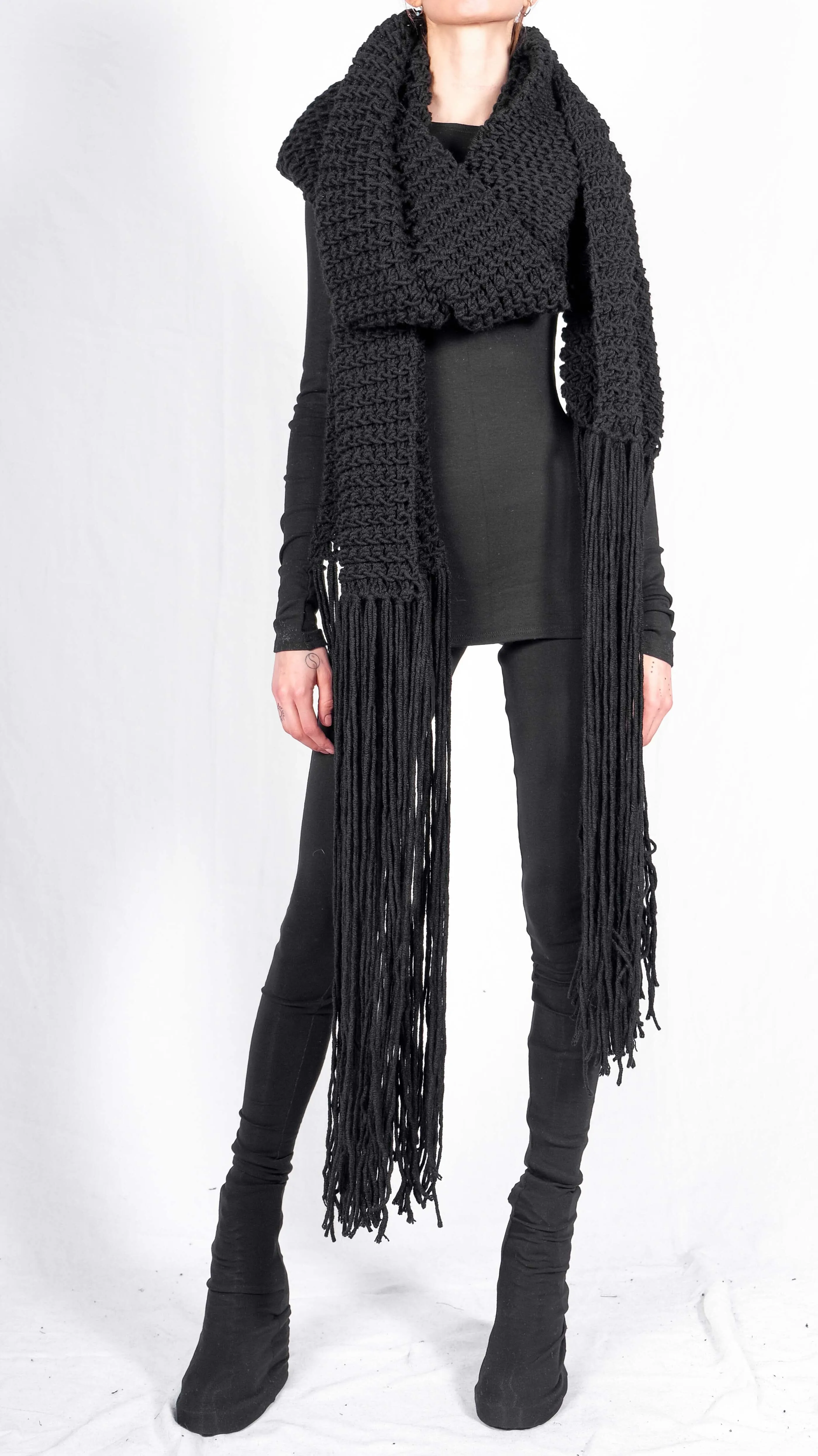 Long Knitted Scarf