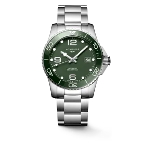 Longines HydroConquest 41mm Green Matt Dial Stainless Steel Men's Watch L37814066