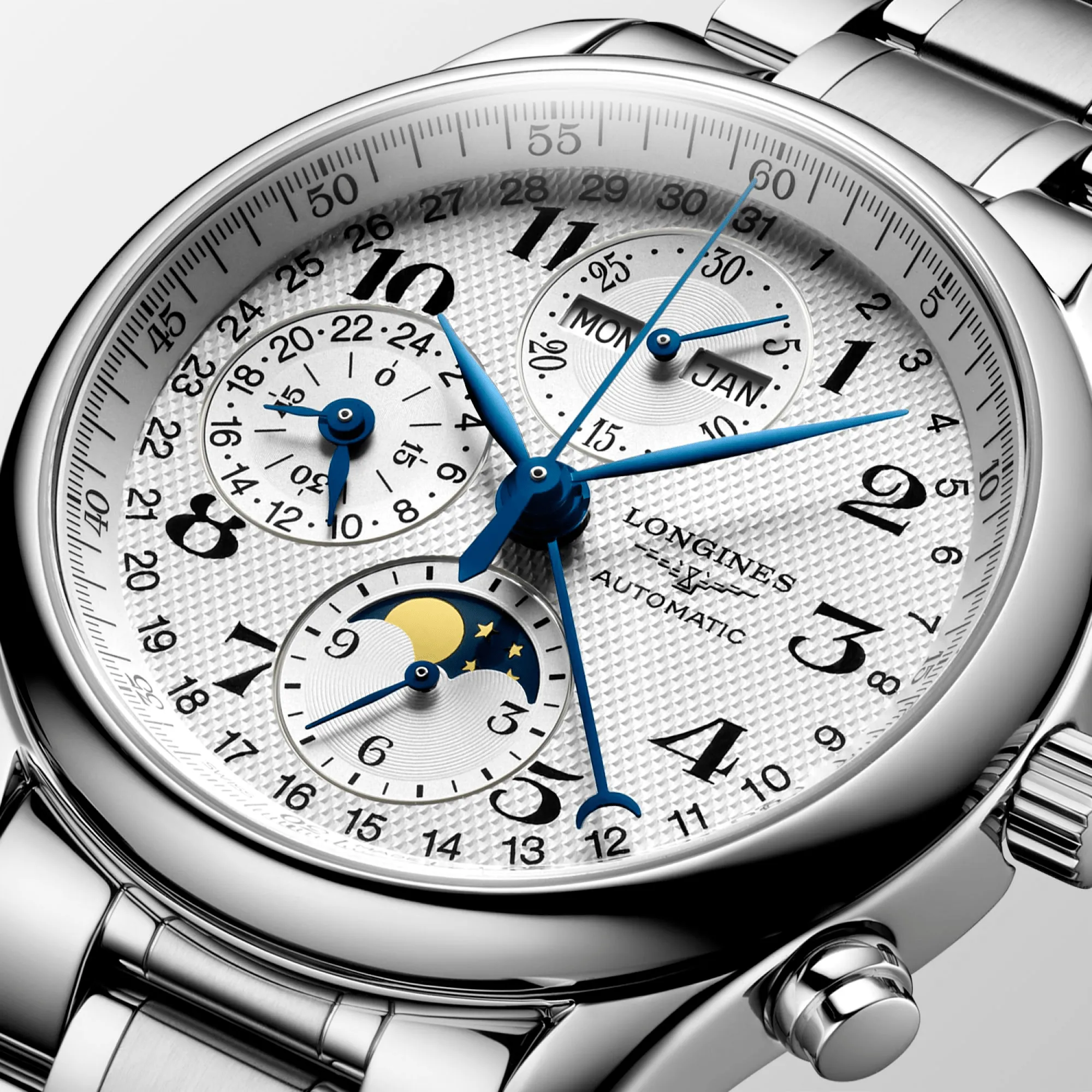 Longines Master Collection 40mm Automatic Chronograph Steel Men's Watch L26734786