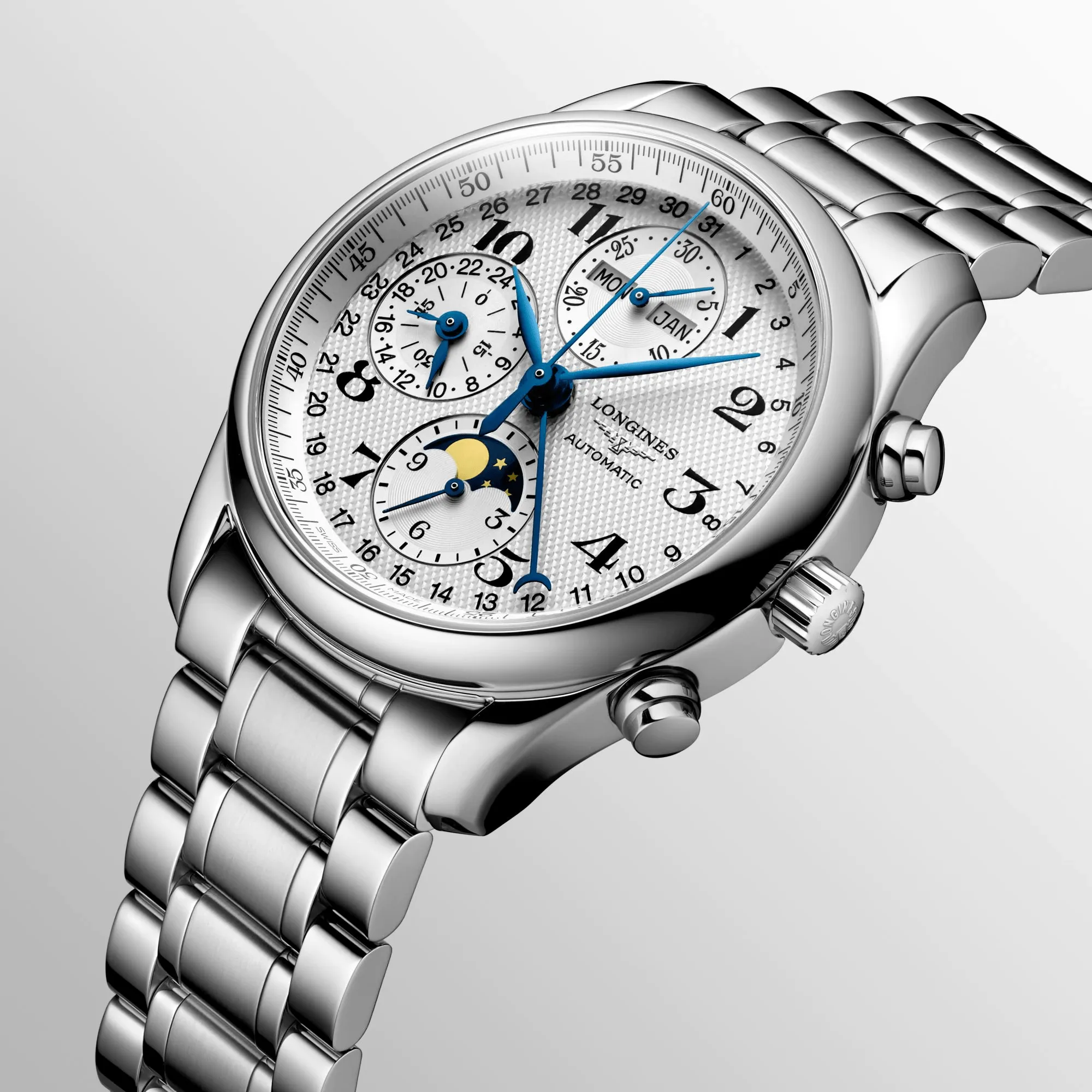Longines Master Collection 40mm Automatic Chronograph Steel Men's Watch L26734786