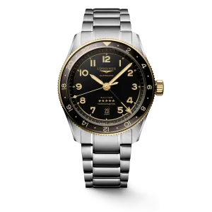 Longines Spirit Zulu Time 18K Stainless Steel Men's Watch L38125536