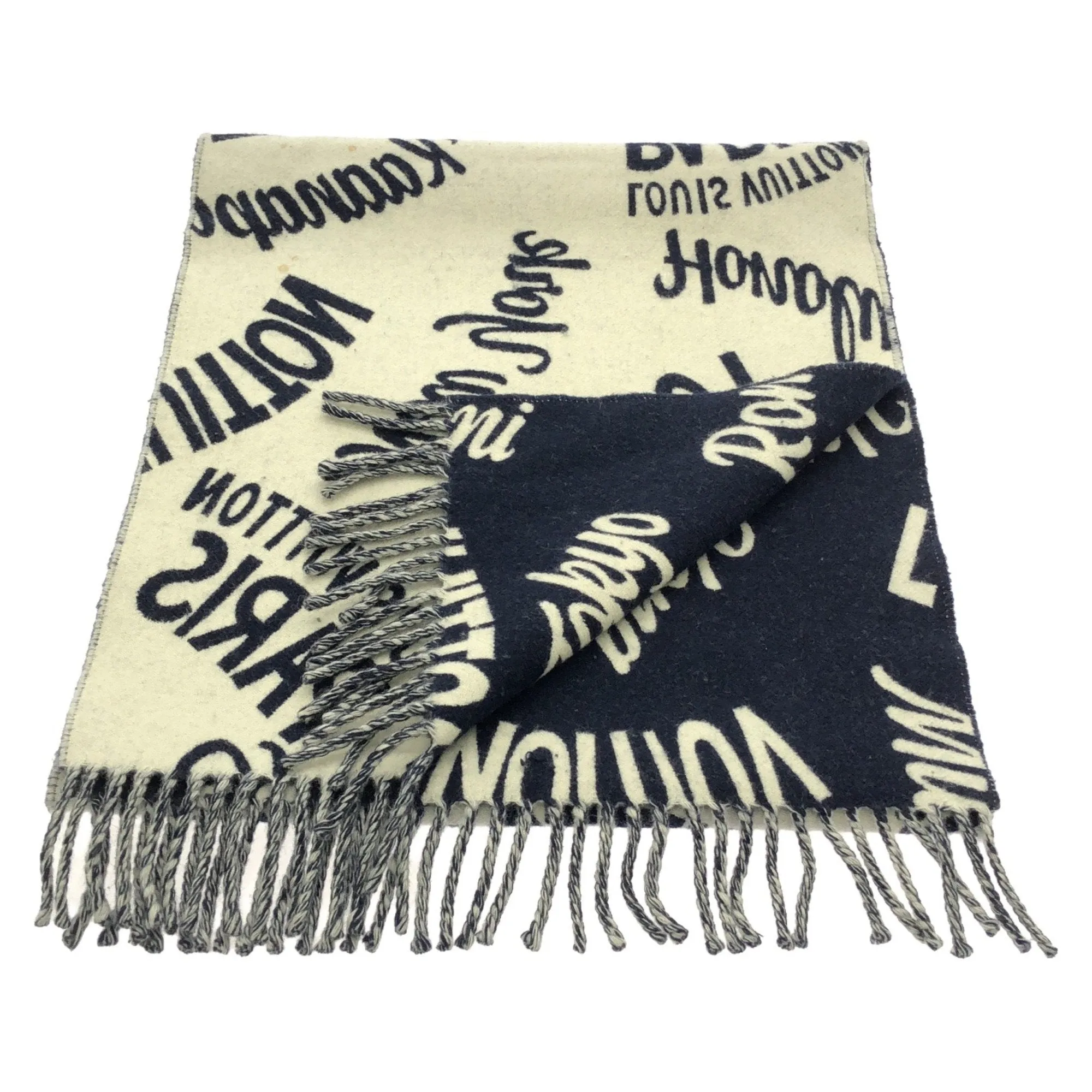 Louis Vuitton Beige Wool Accessories