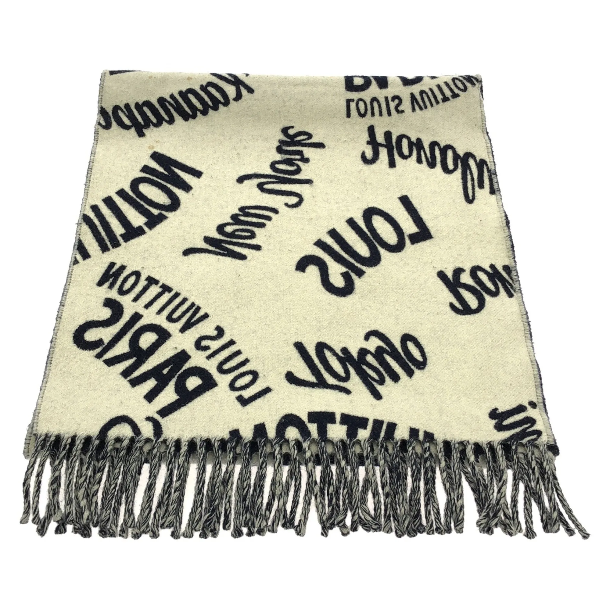 Louis Vuitton Beige Wool Accessories