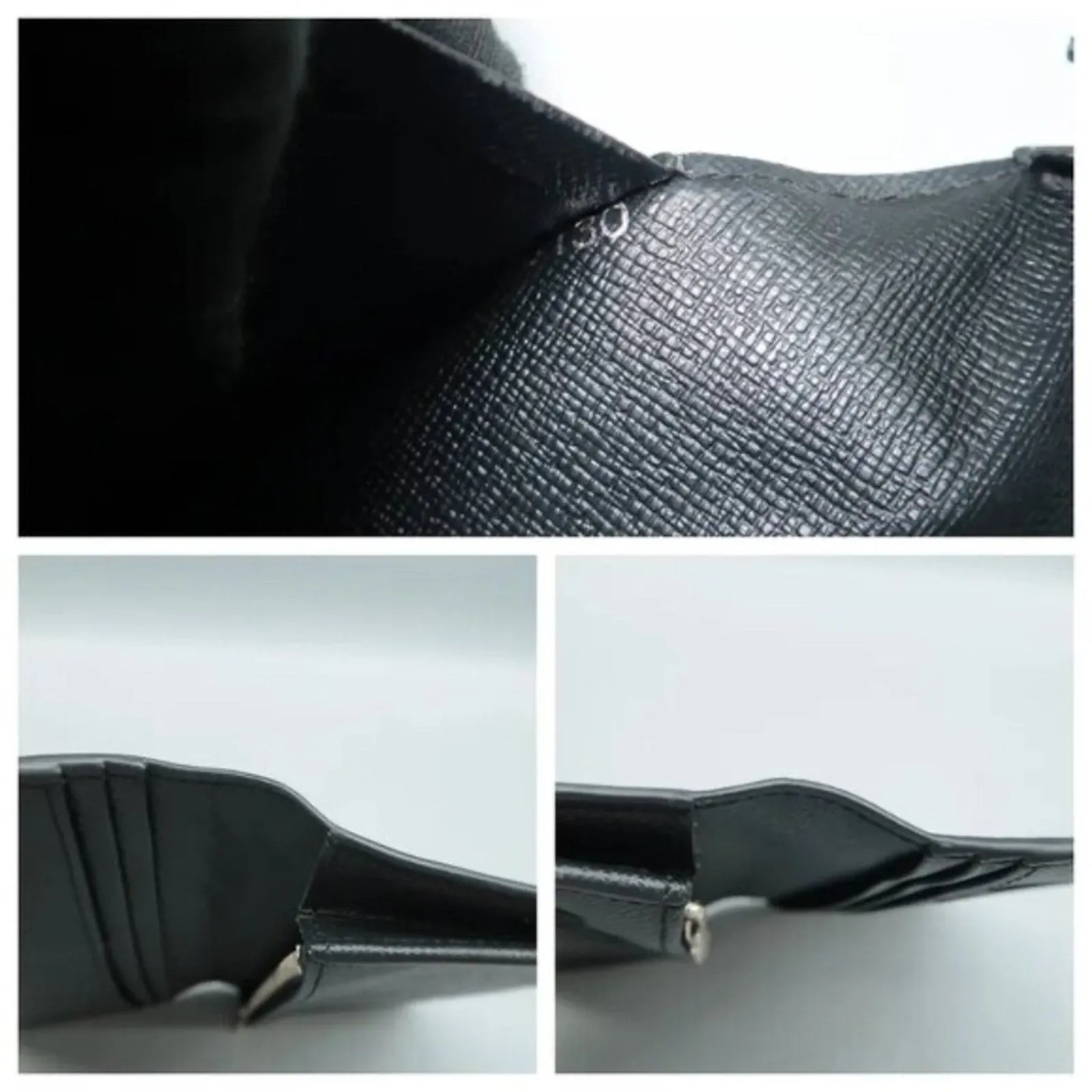 Louis Vuitton Brazza Black Damier Graphite Canvas Wallet