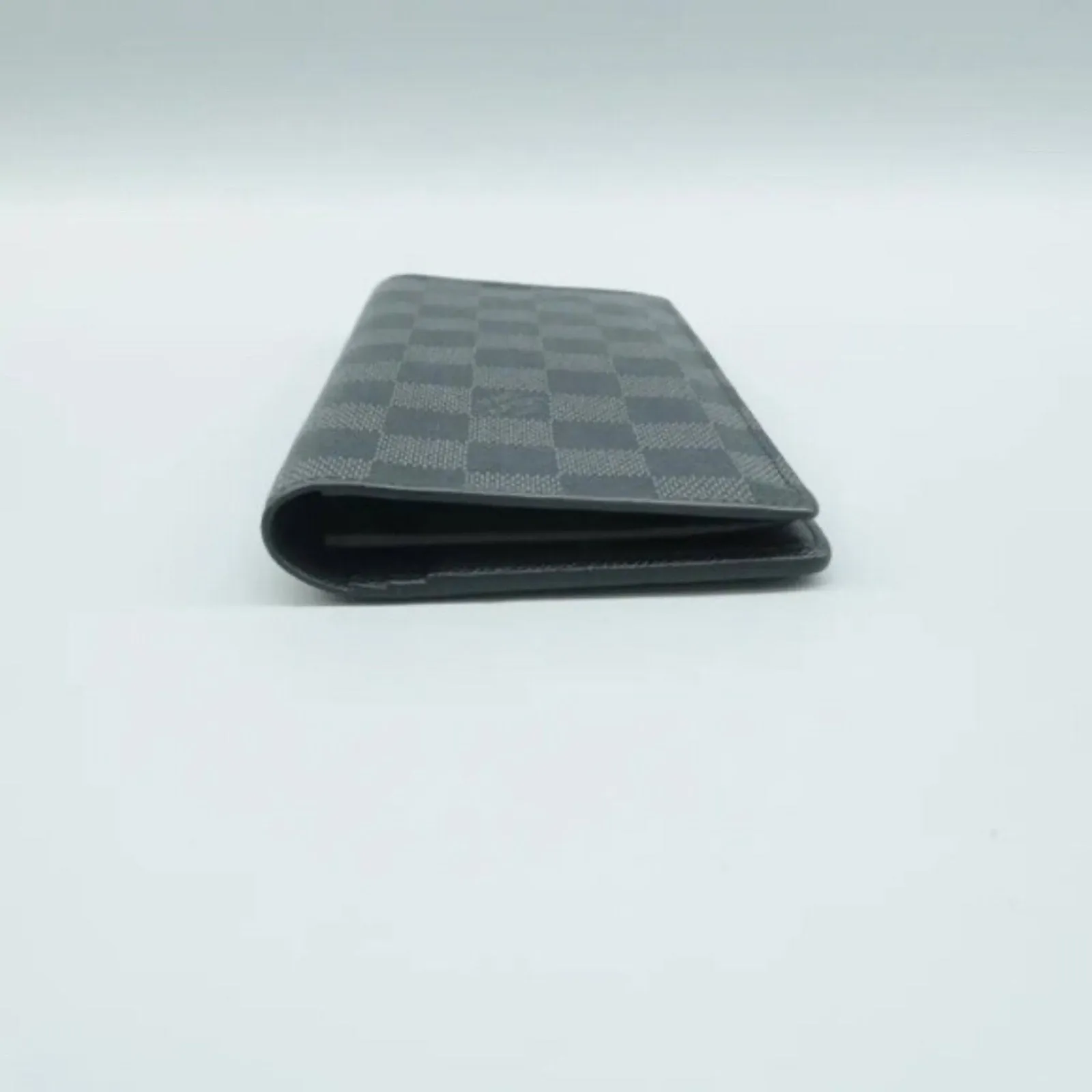 Louis Vuitton Brazza Black Damier Graphite Canvas Wallet