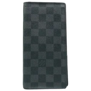 Louis Vuitton Brazza Black Damier Graphite Canvas Wallet