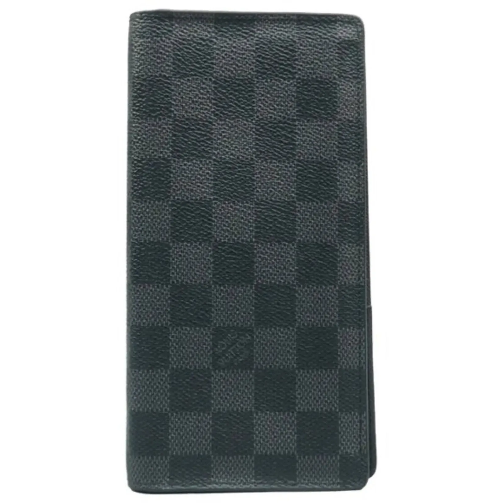 Louis Vuitton Brazza Black Damier Graphite Canvas Wallet