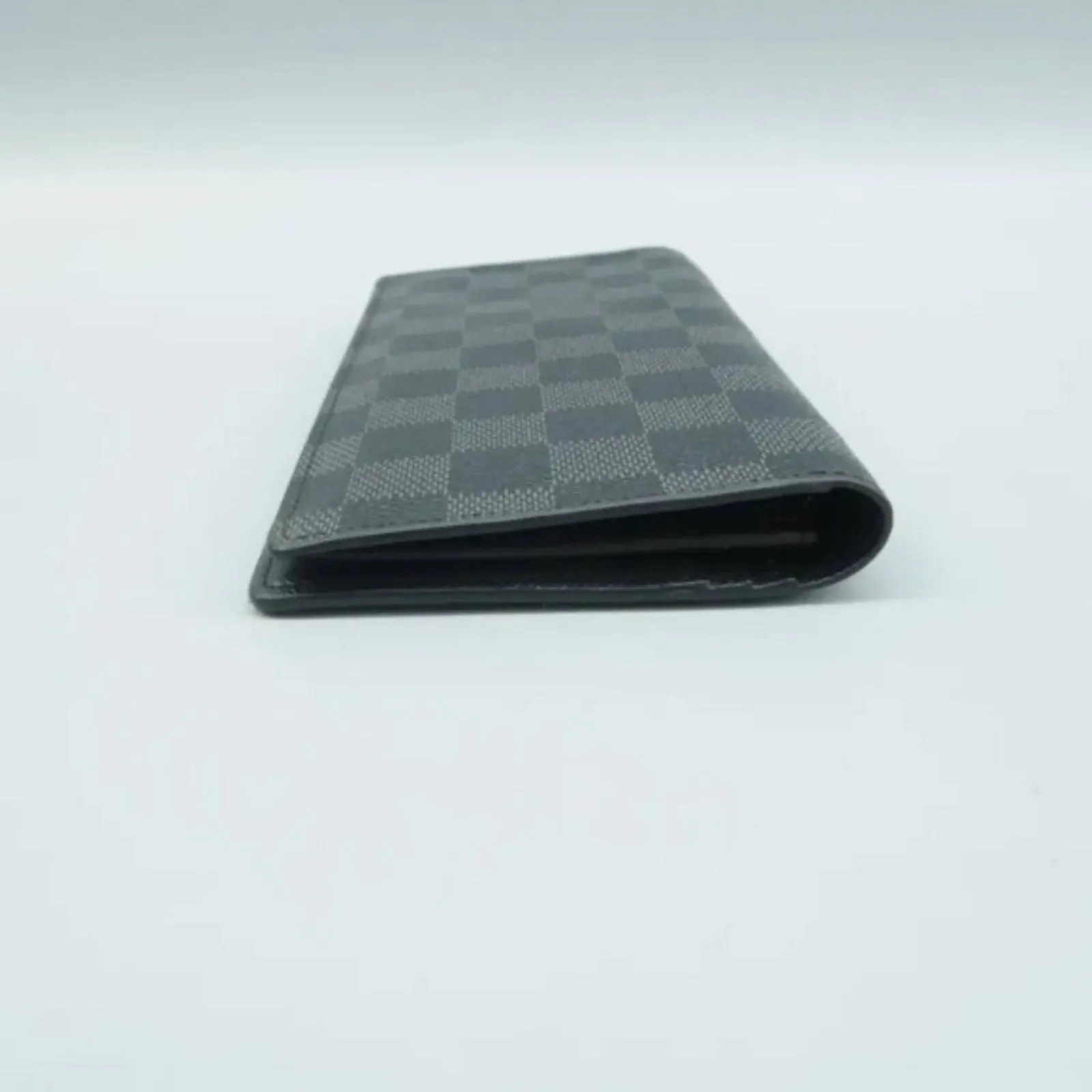 Louis Vuitton Brazza Black Damier Graphite Canvas Wallet