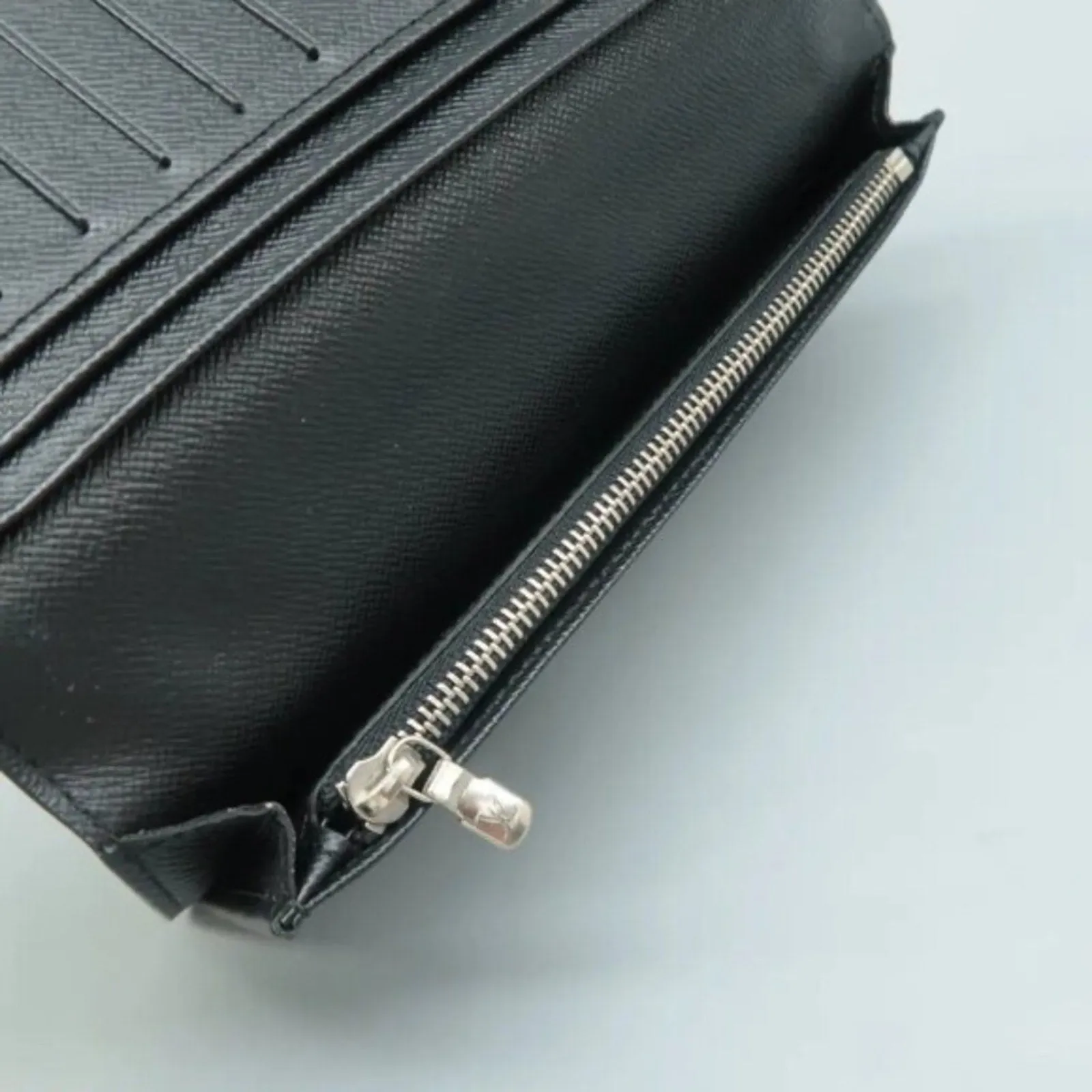 Louis Vuitton Brazza Black Damier Graphite Canvas Wallet
