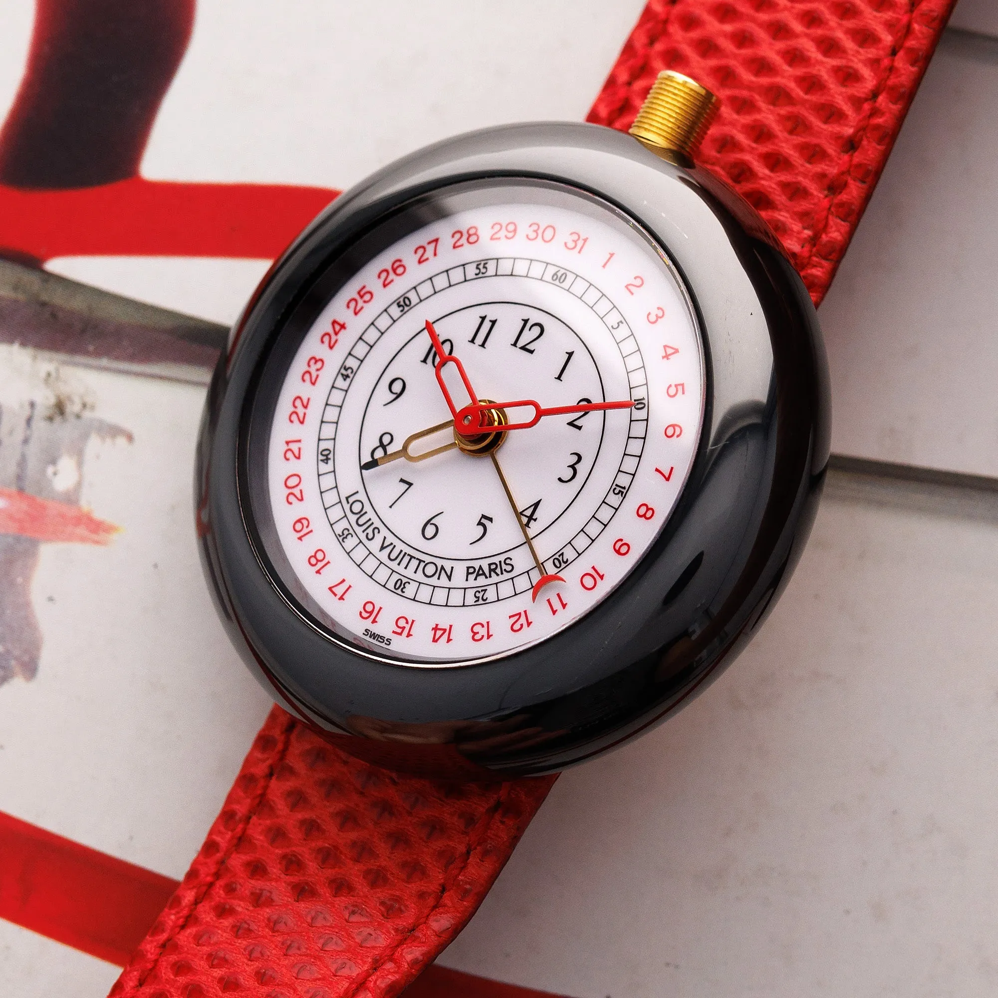 Louis Vuitton Ceramic Monterey II Watch