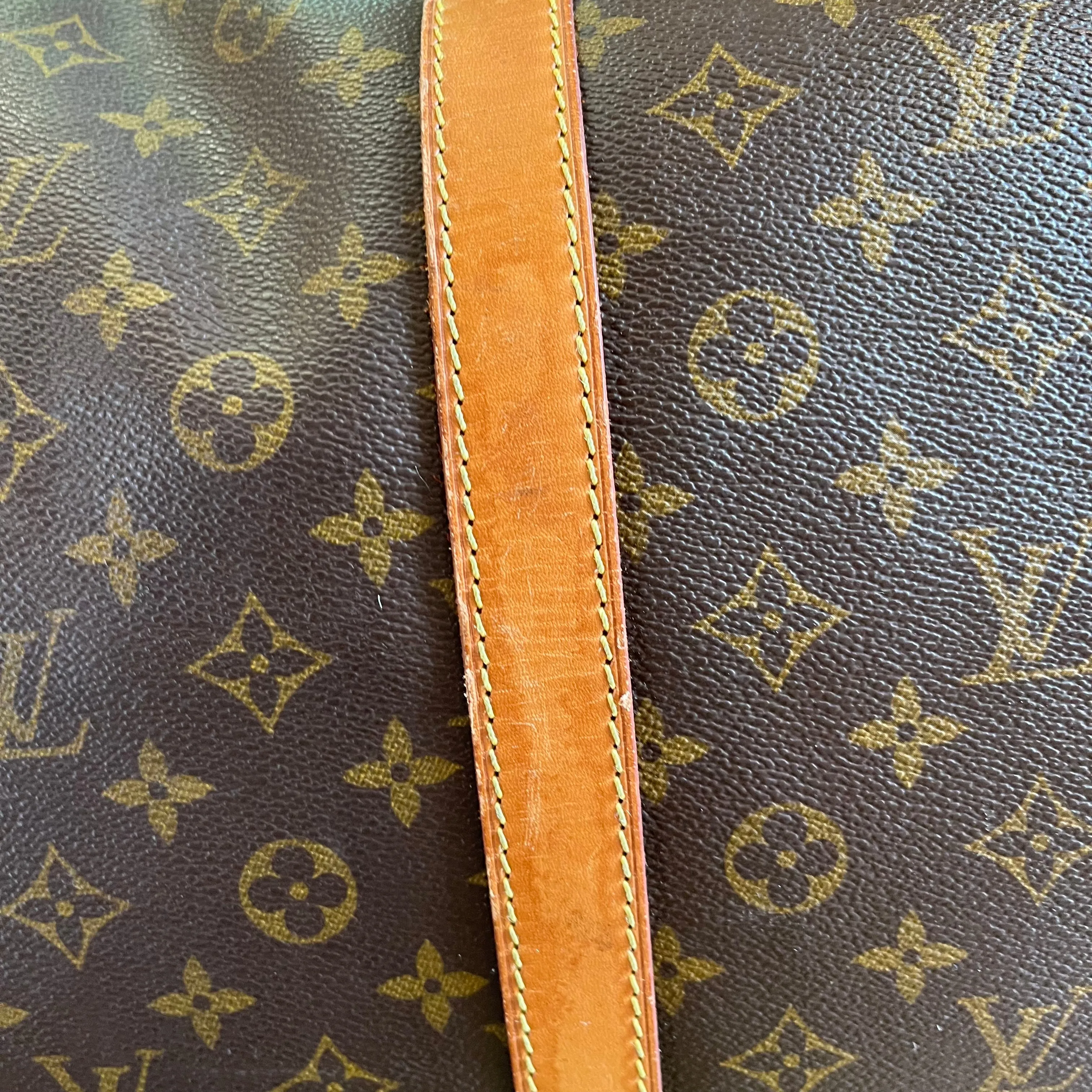 LOUIS VUITTON  Keepall 60 Brown Monogram Canvas Duffle Bag