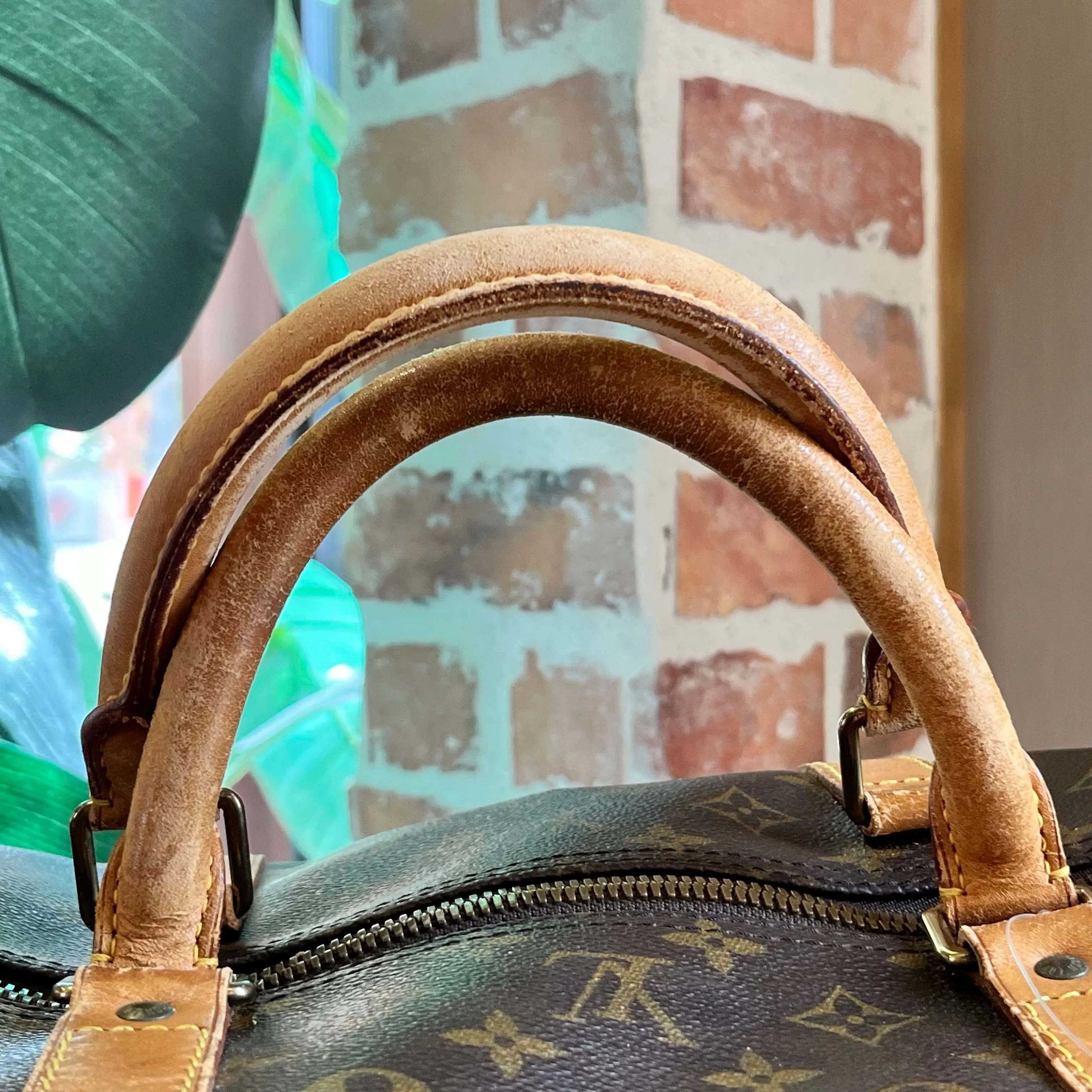 LOUIS VUITTON  Keepall 60 Brown Monogram Canvas Duffle Bag