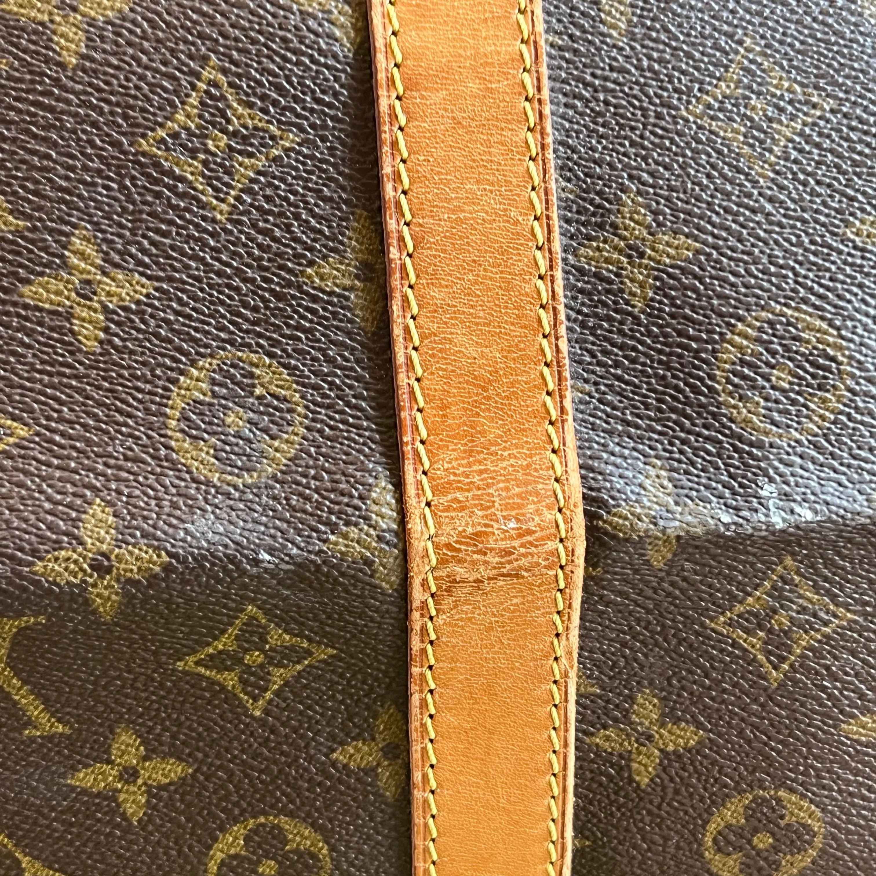 LOUIS VUITTON  Keepall 60 Brown Monogram Canvas Duffle Bag