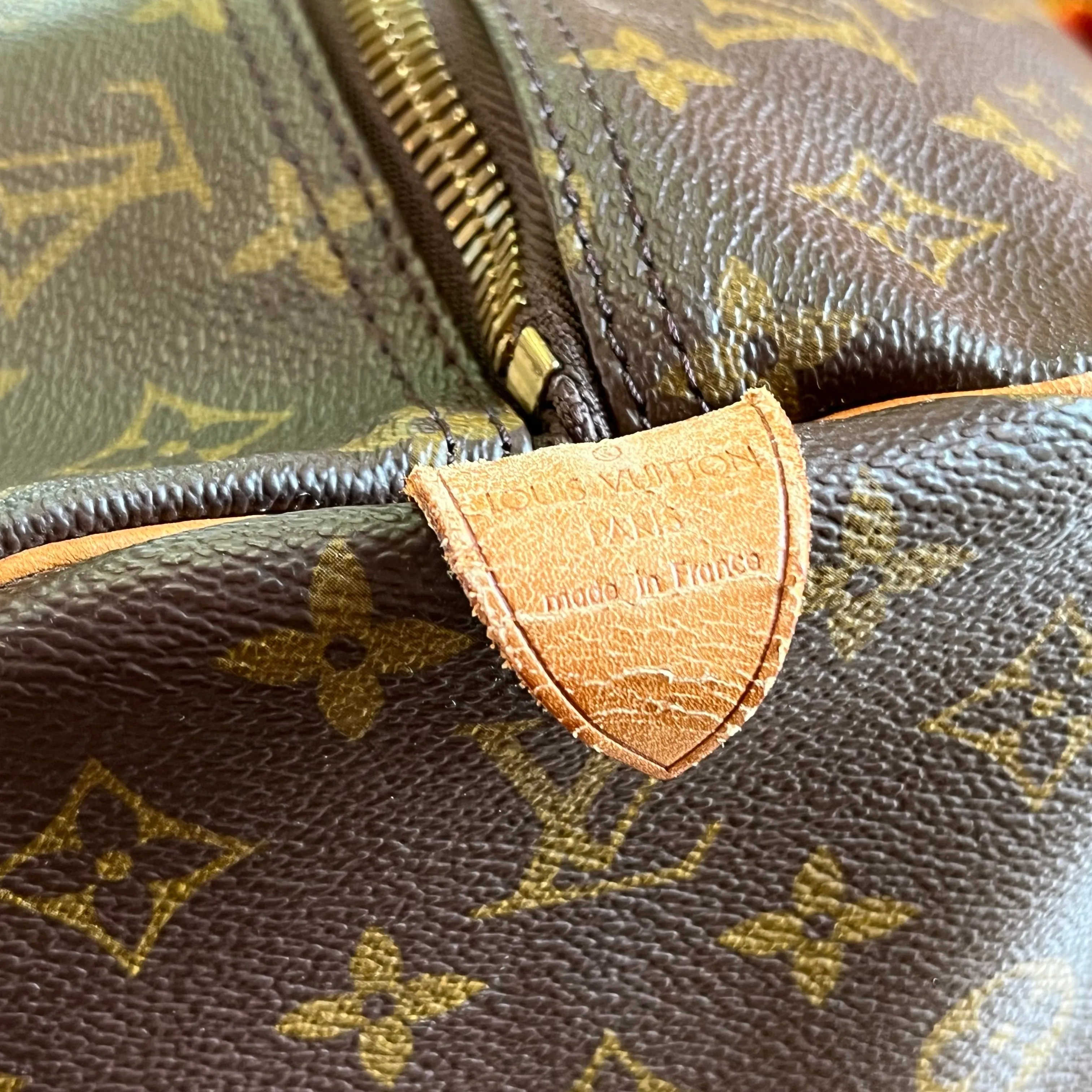 LOUIS VUITTON  Keepall 60 Brown Monogram Canvas Duffle Bag