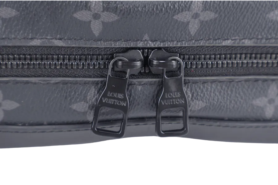 LOUIS VUITTON M44730 SOFT TRUNK MONOGRAM ECLIPSE CANVAS BLACK HARDWARE WITH DUST COVER
