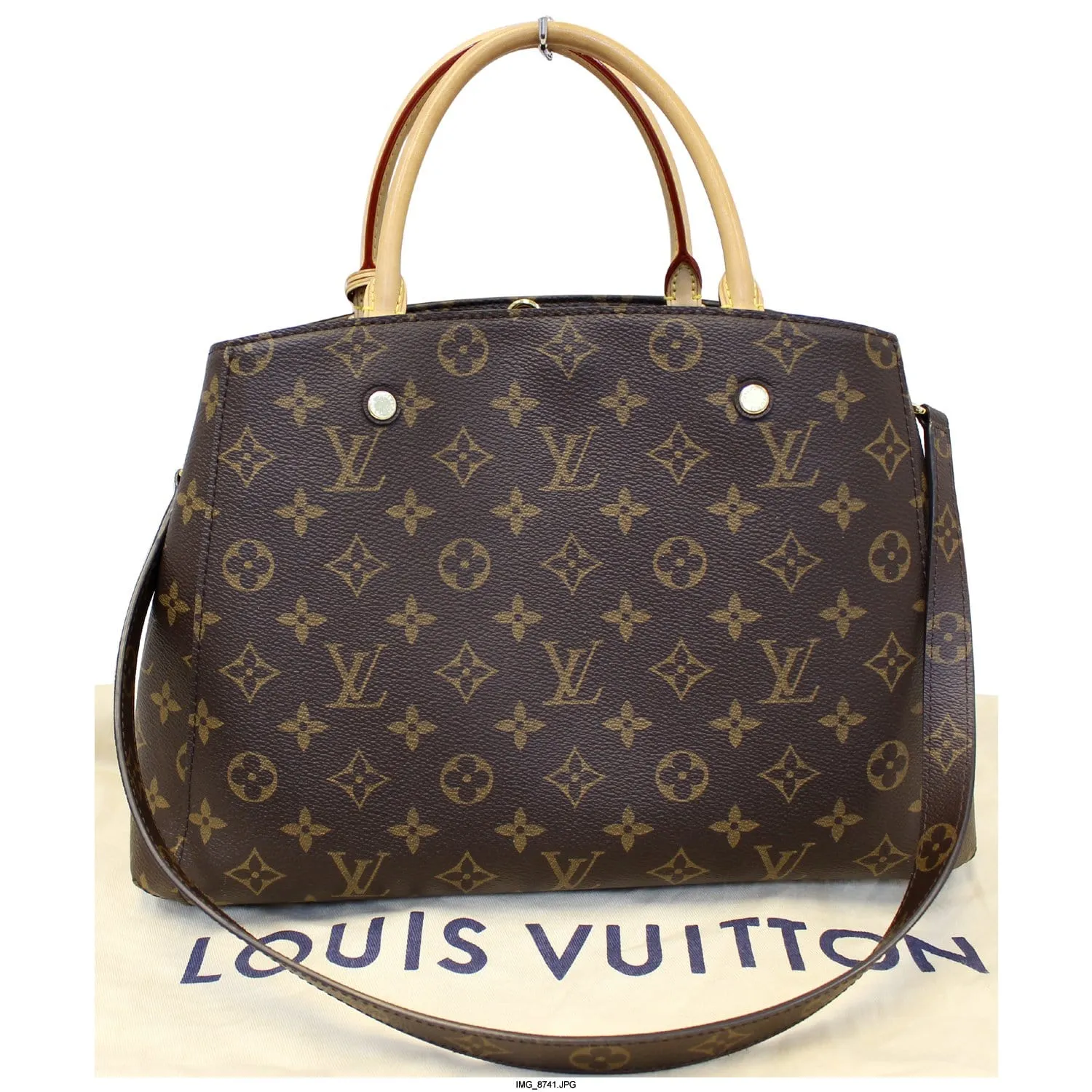 LOUIS VUITTON Montaigne MM Monogram Canvas Shoulder Bag