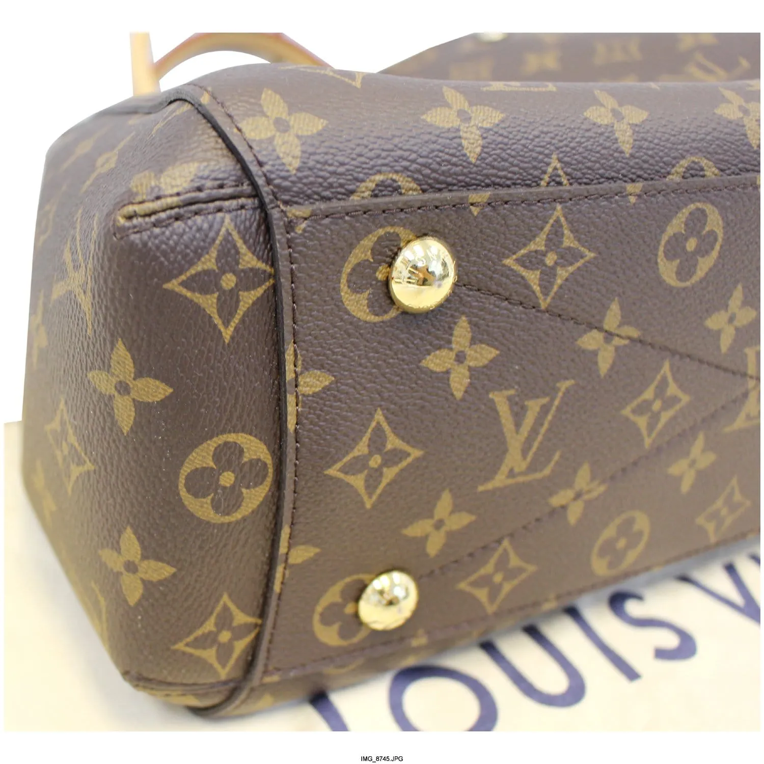 LOUIS VUITTON Montaigne MM Monogram Canvas Shoulder Bag