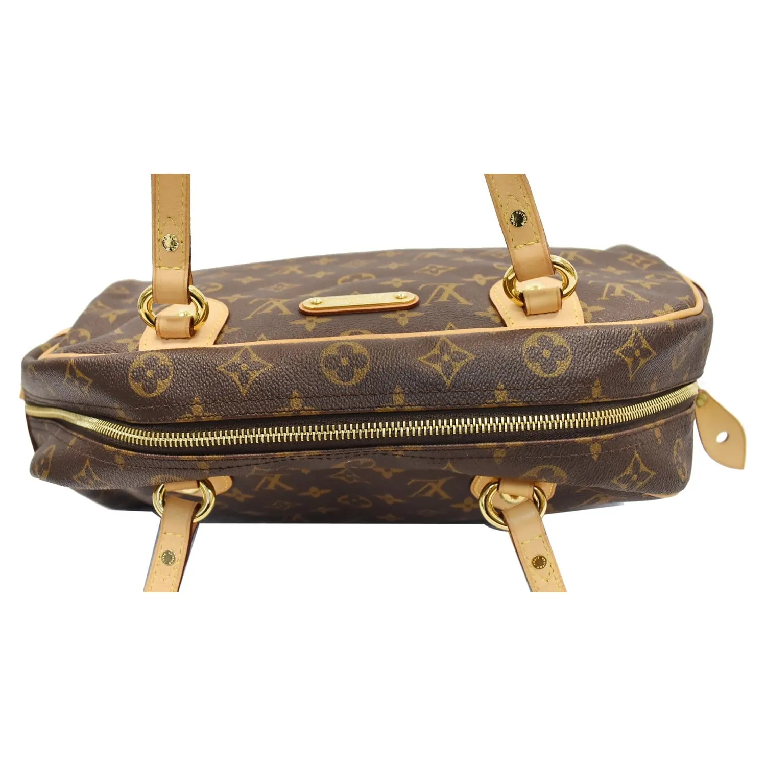 LOUIS VUITTON Montorgueil GM Monogram Canvas Shoulder Bag Brown