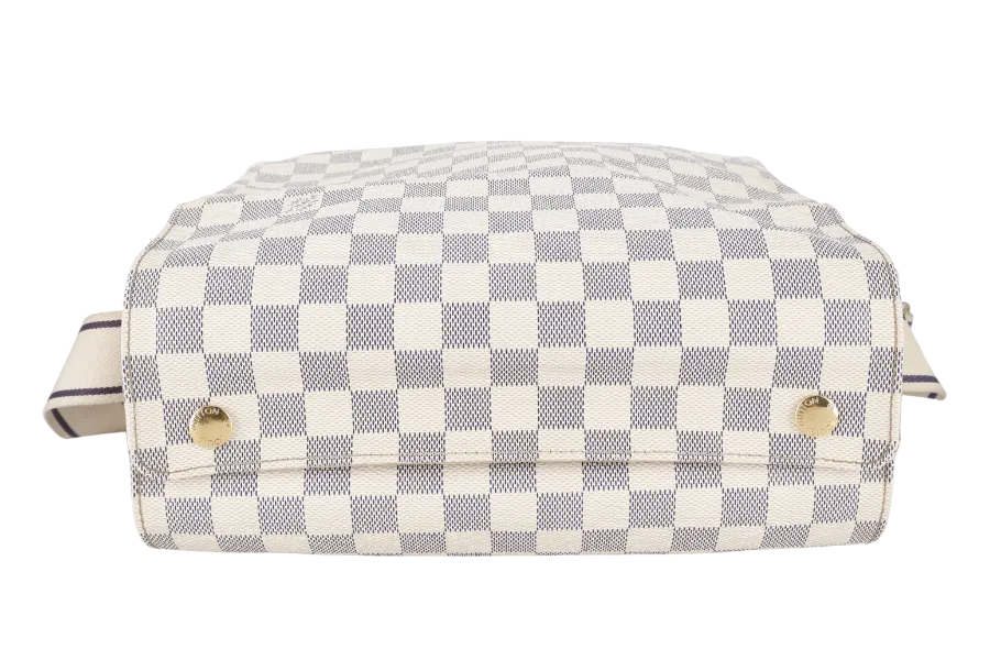 LOUIS VUITTON N51189 NAVIGLIO DAMIER AZUR GOLD HARDWARE WITH DUST COVER