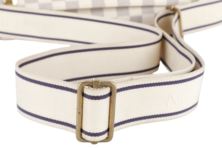 LOUIS VUITTON N51189 NAVIGLIO DAMIER AZUR GOLD HARDWARE WITH DUST COVER