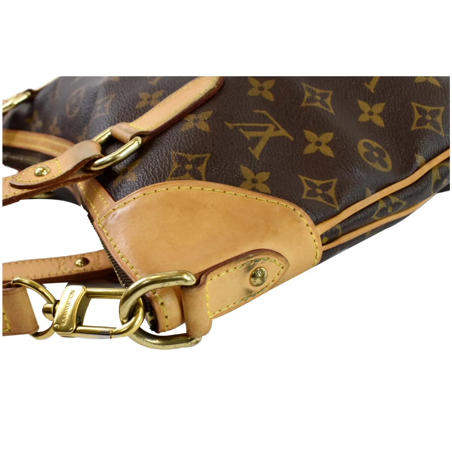 LOUIS VUITTON Odeon GM Monogram Canvas Shoulder Bag Brown