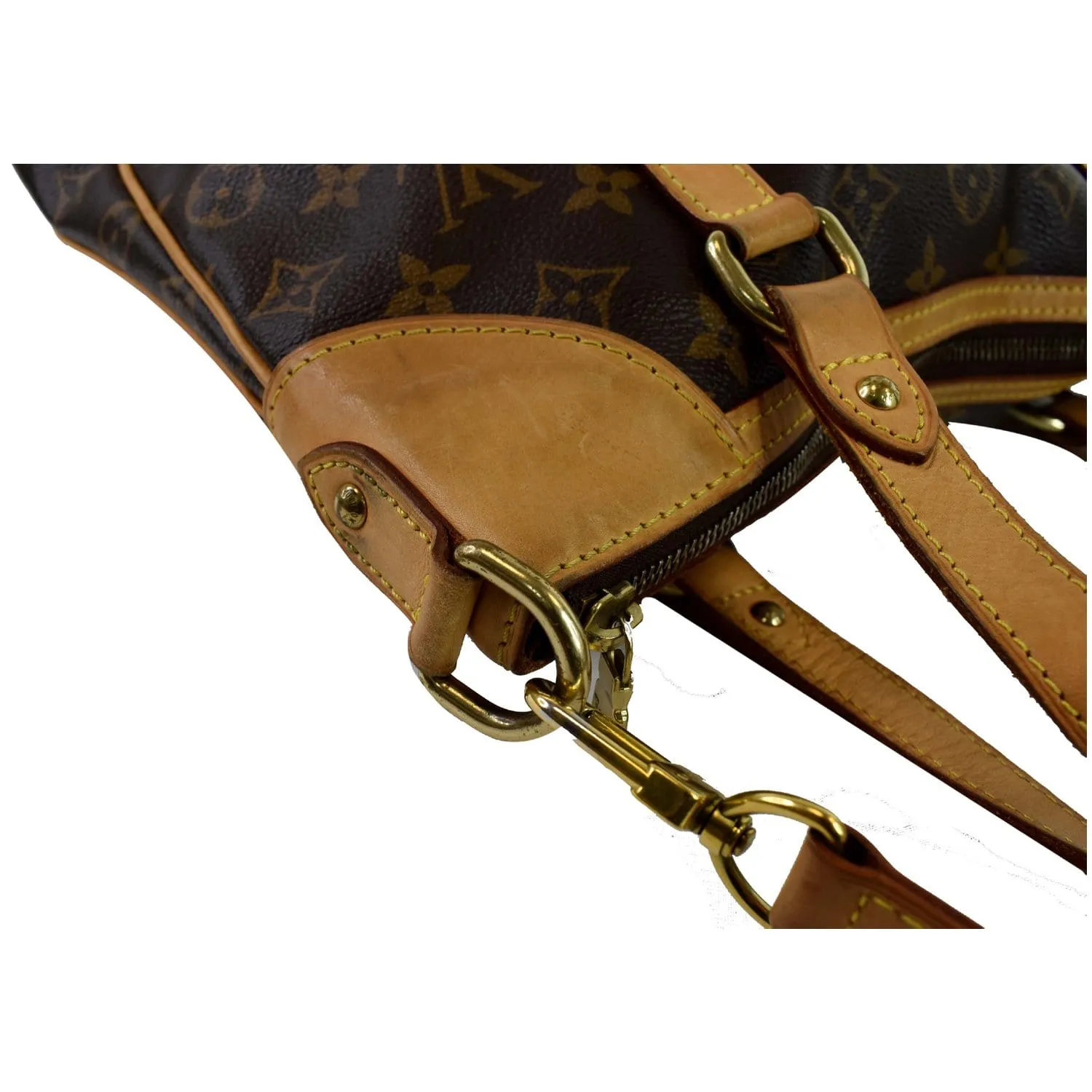 LOUIS VUITTON Odeon GM Monogram Canvas Shoulder Bag Brown