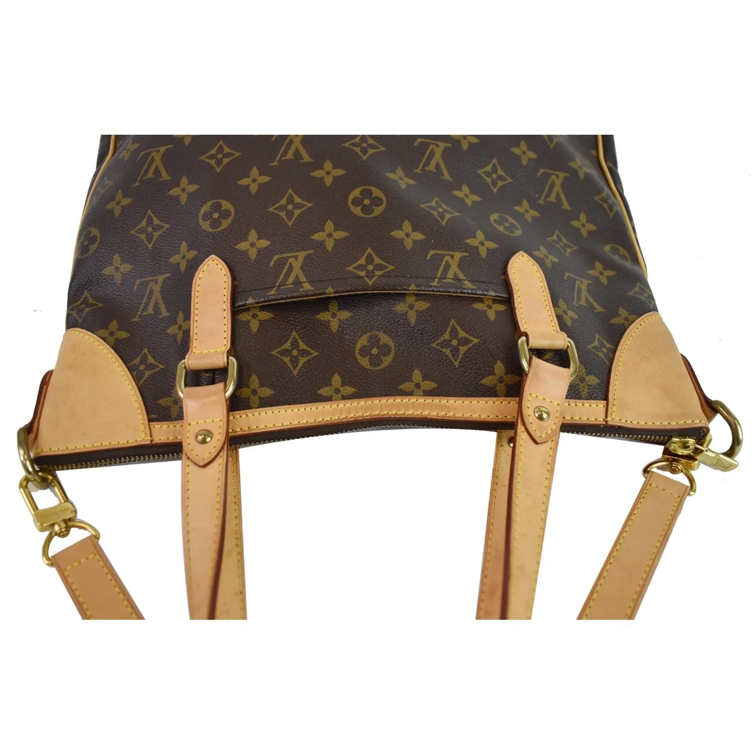LOUIS VUITTON Odeon GM Monogram Canvas Shoulder Bag Brown