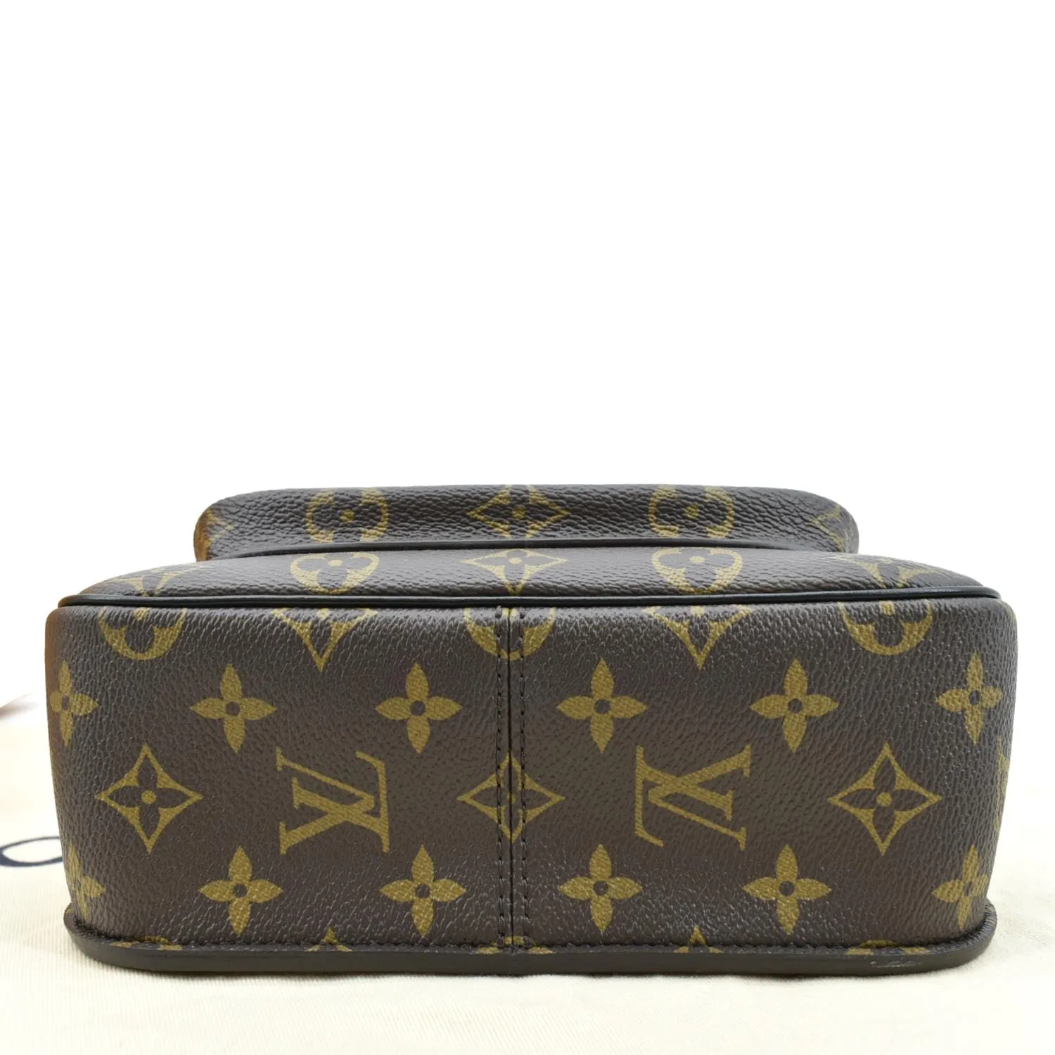 LOUIS VUITTON Passy NM Monogram Canvas Shoulder Bag Brown