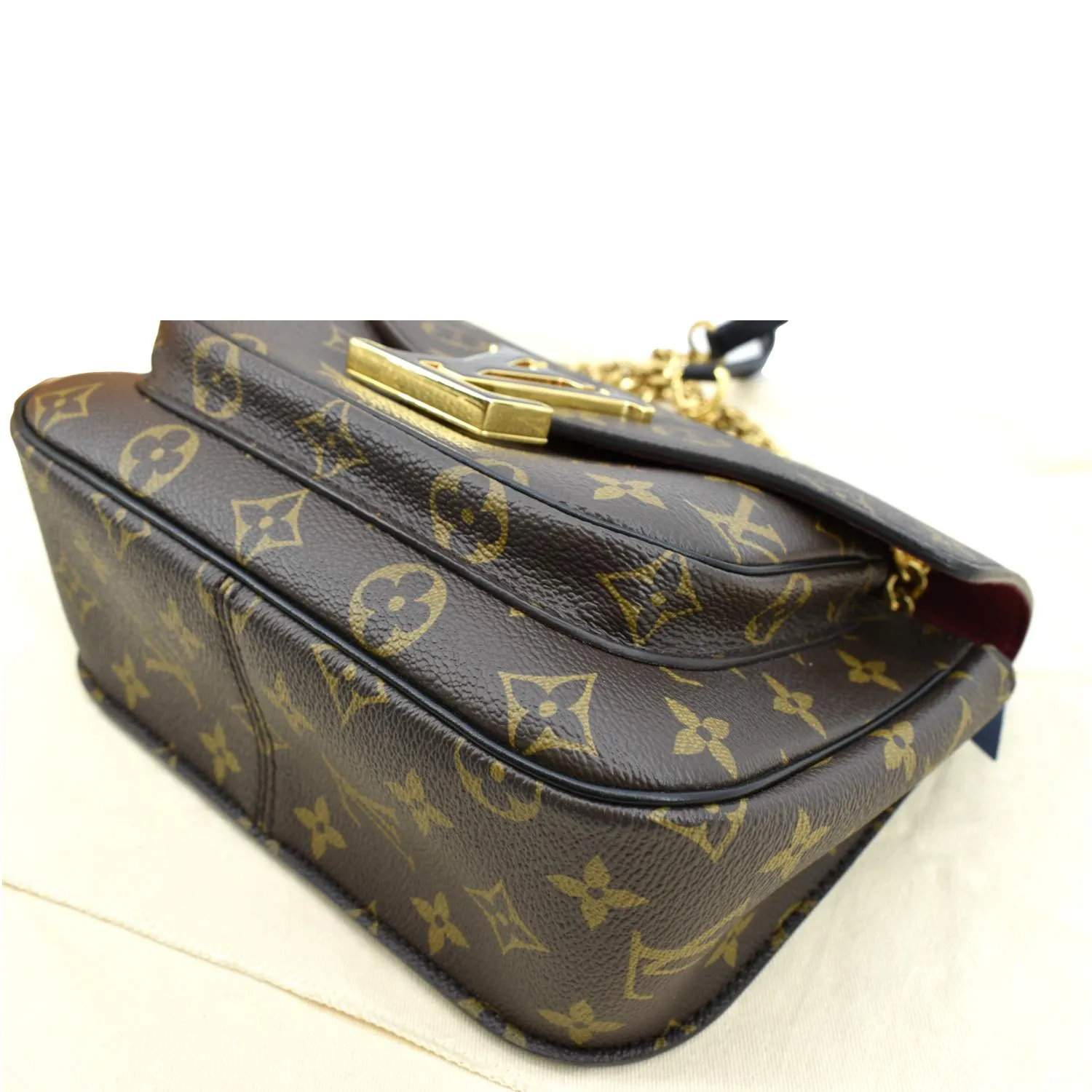 LOUIS VUITTON Passy NM Monogram Canvas Shoulder Bag Brown