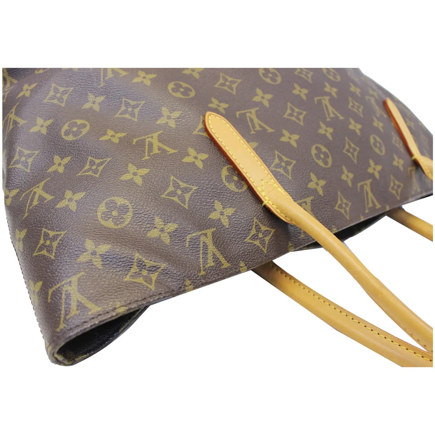 LOUIS VUITTON Raspail GM Monogram Canvas Shoulder Bag Brown
