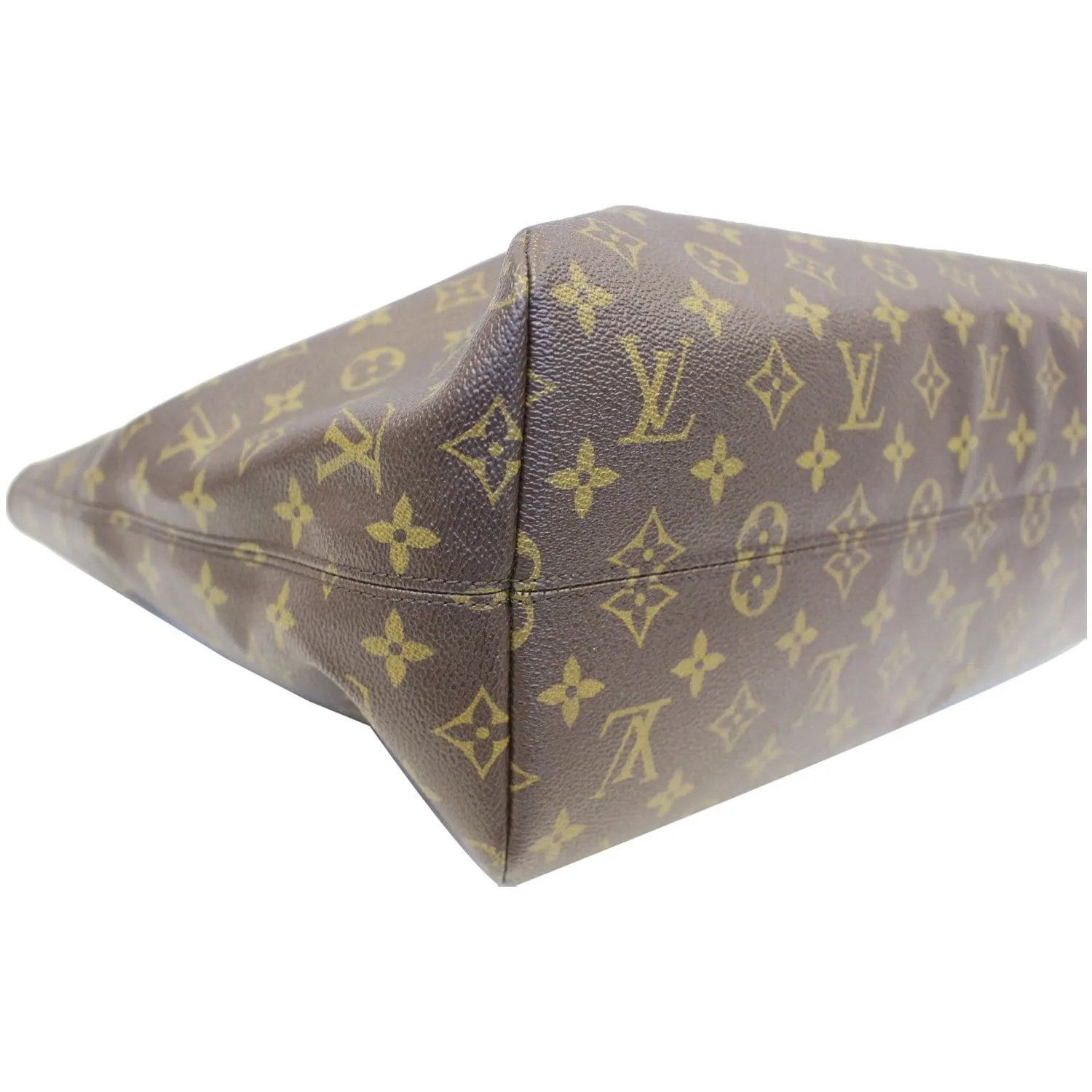 LOUIS VUITTON Raspail GM Monogram Canvas Shoulder Bag Brown