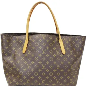 LOUIS VUITTON Raspail GM Monogram Canvas Shoulder Bag Brown