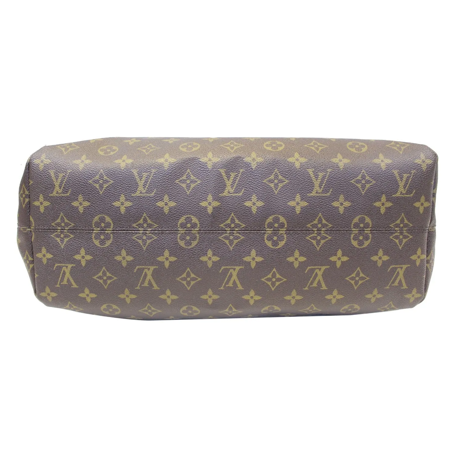 LOUIS VUITTON Raspail GM Monogram Canvas Shoulder Bag Brown