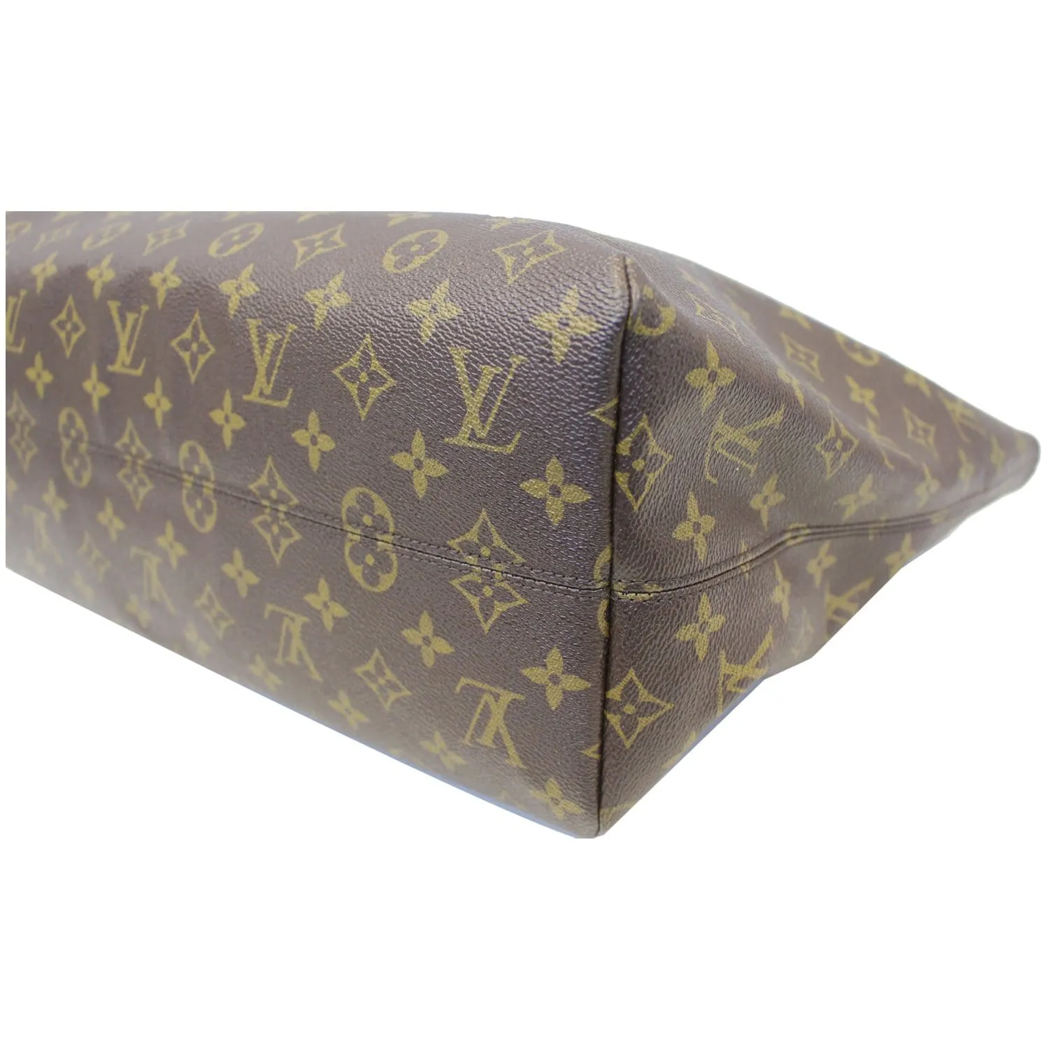 LOUIS VUITTON Raspail GM Monogram Canvas Shoulder Bag Brown
