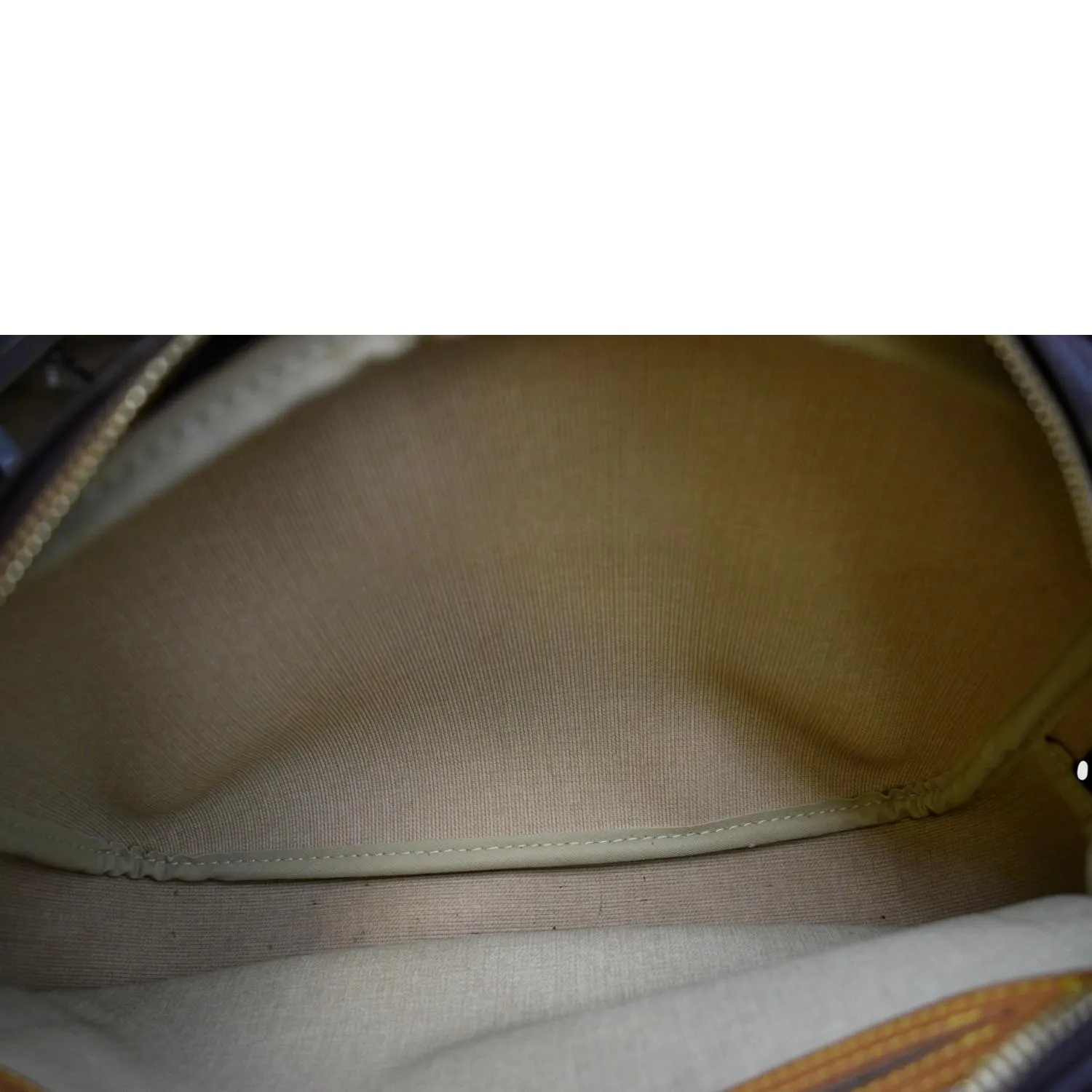 LOUIS VUITTON Reporter Monogram Canvas Shoulder Bag Brown