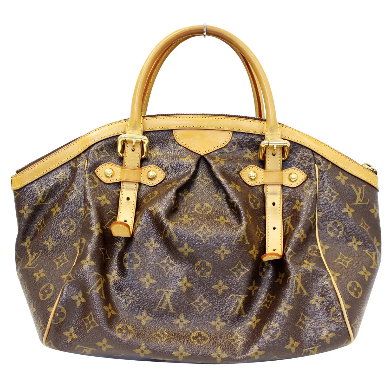LOUIS VUITTON Tivoli GM Monogram Canvas Brown Shoulder Bag Brown