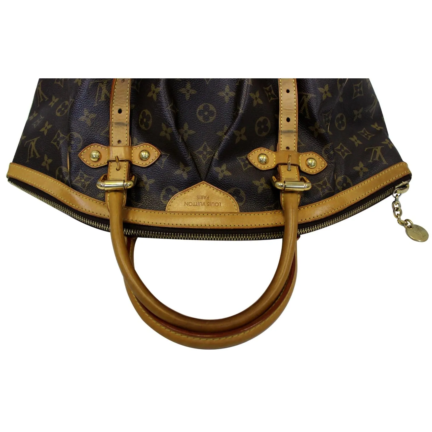 LOUIS VUITTON Tivoli GM Monogram Canvas Brown Shoulder Bag Brown